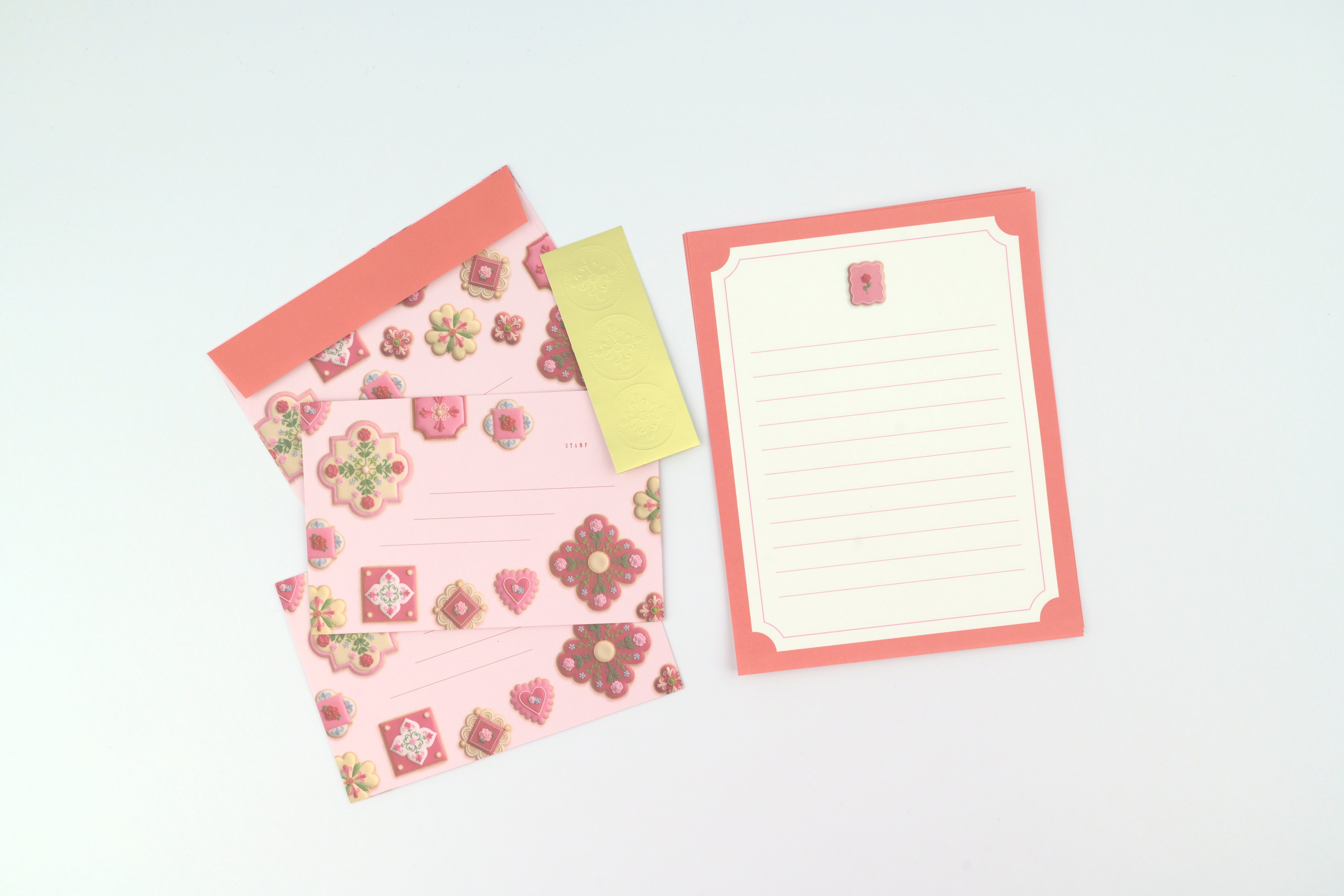 Green Flash x KUNIKA Letter Set - Red – Yoseka Stationery