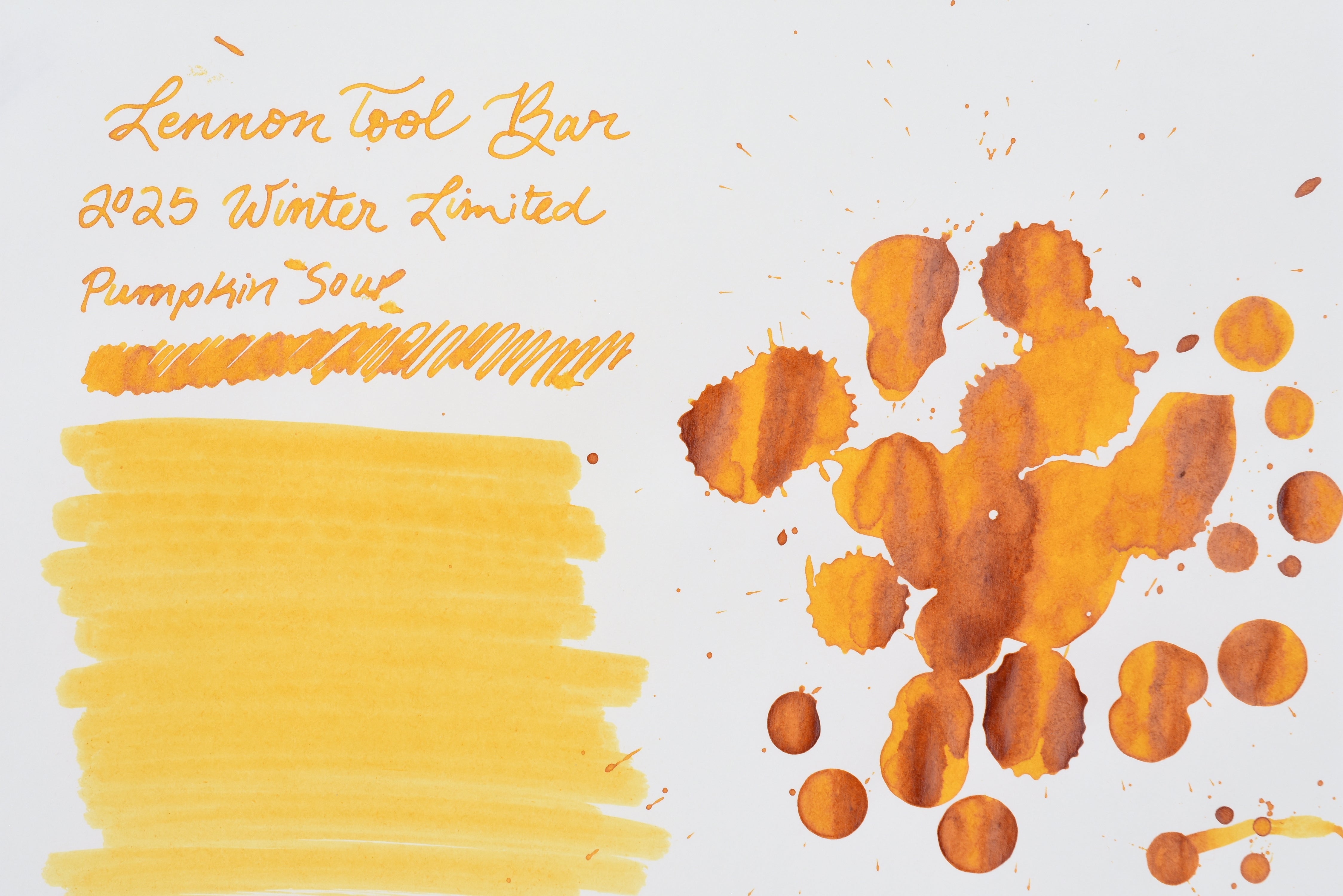 Lennon Tool Bar - 2025 Winter Limited - Winter Tonics in Taiwan - 南瓜濃湯 Pumpkin Soup