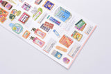 Kamio Illustrated Picture Book Stickers - Drugstore