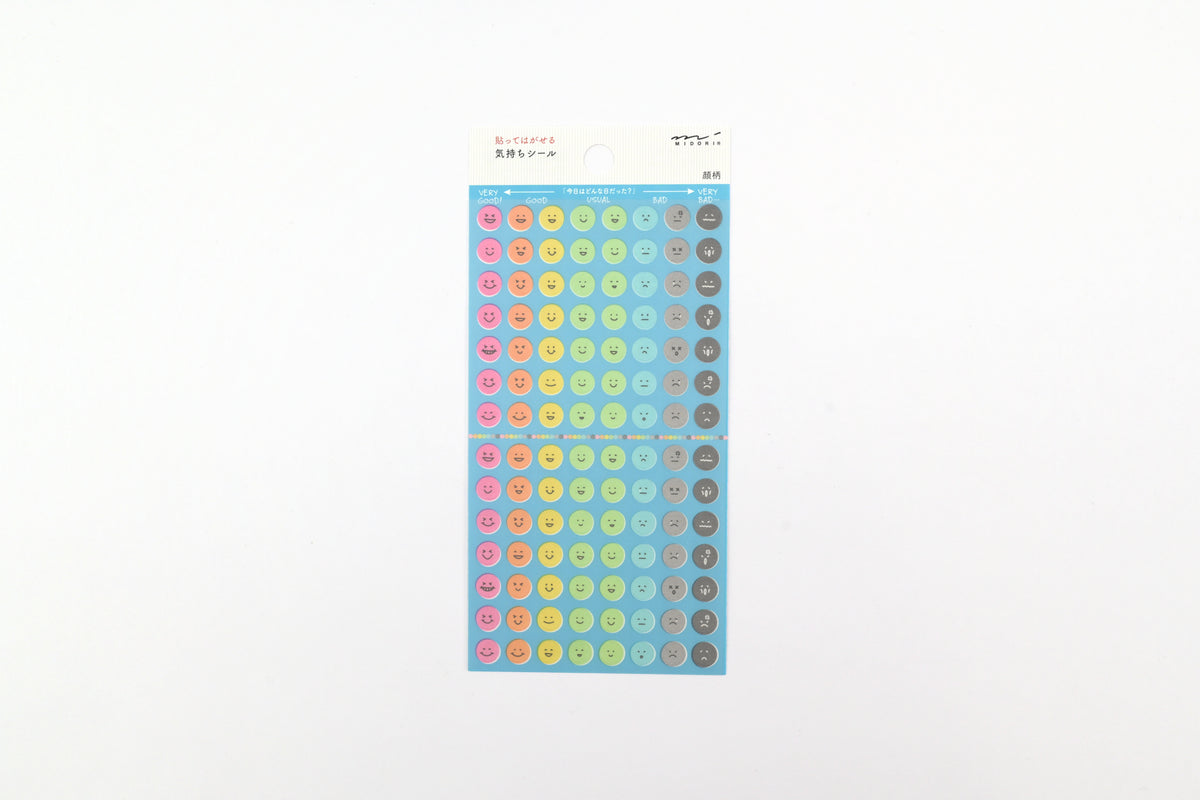 Midori Planner Stickers - Mood - Face