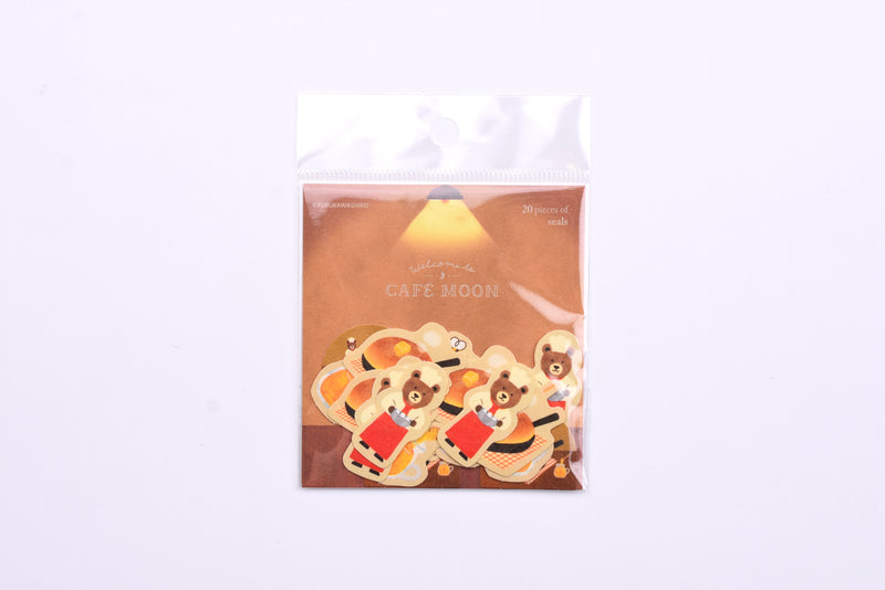 Furukawa Paper Deco Flake Sticker - Cafe Moon - Pancake