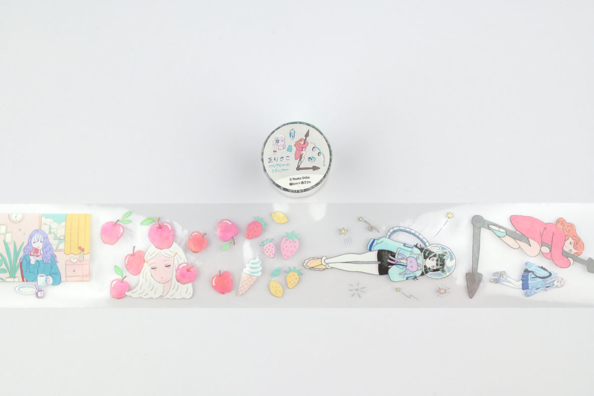 Komamono Creative x Risako Shiba Clear Roll Sticker