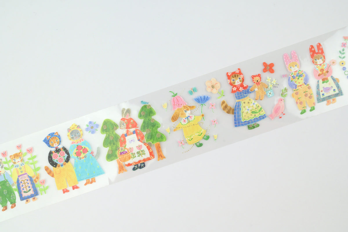 Komamono Creative x Aiko Fukawa Clear Roll Sticker