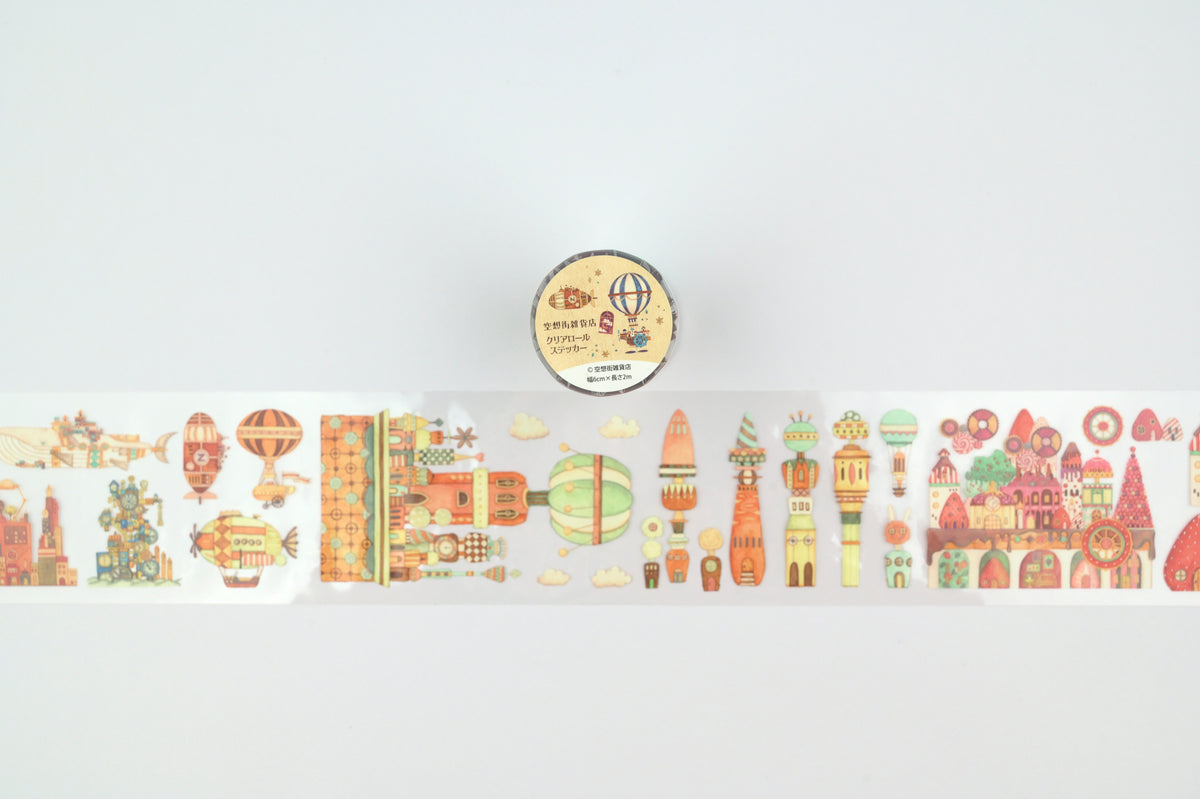 Komamono Creative x Kuusougai Zakkaten Clear Roll Sticker
