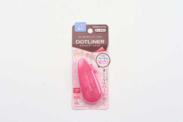 Kokuyo Dotliner Flick Adhesive Tape Roller - White