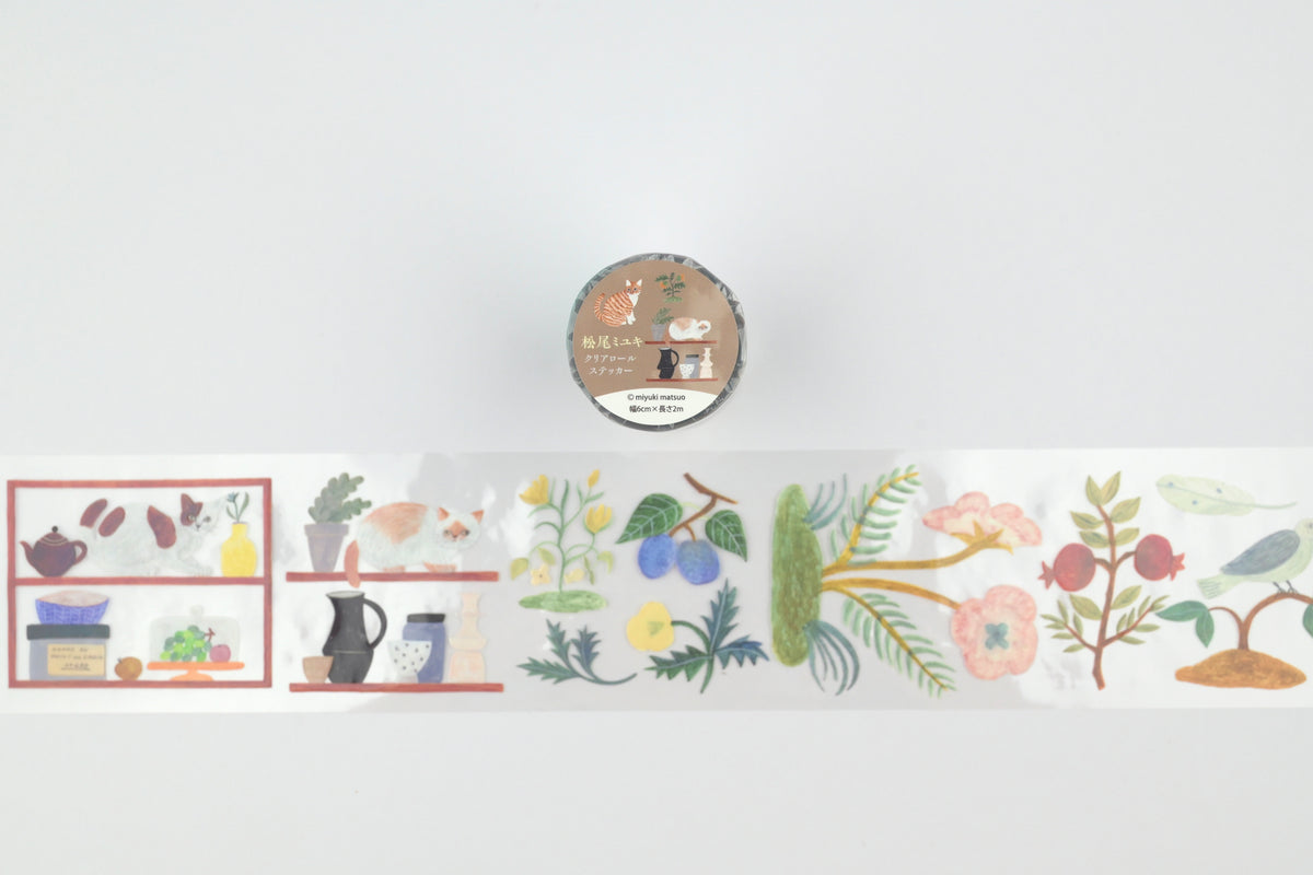 Komamono Creative x Miyuki Matsuo Clear Roll Sticker