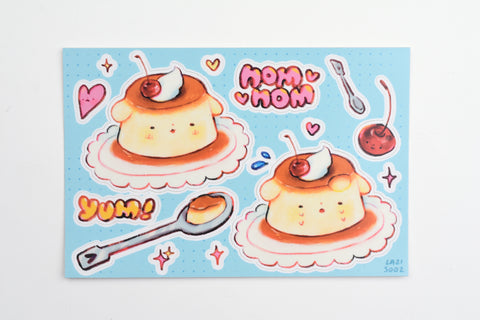 LAZI SOOZ Pudding Sticker Sheet