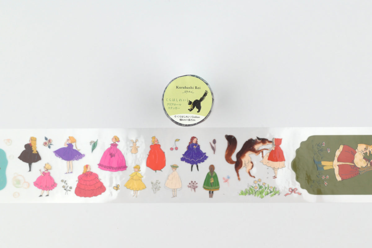 Komamono Creative x Kurahashi Rei Clear Roll Sticker