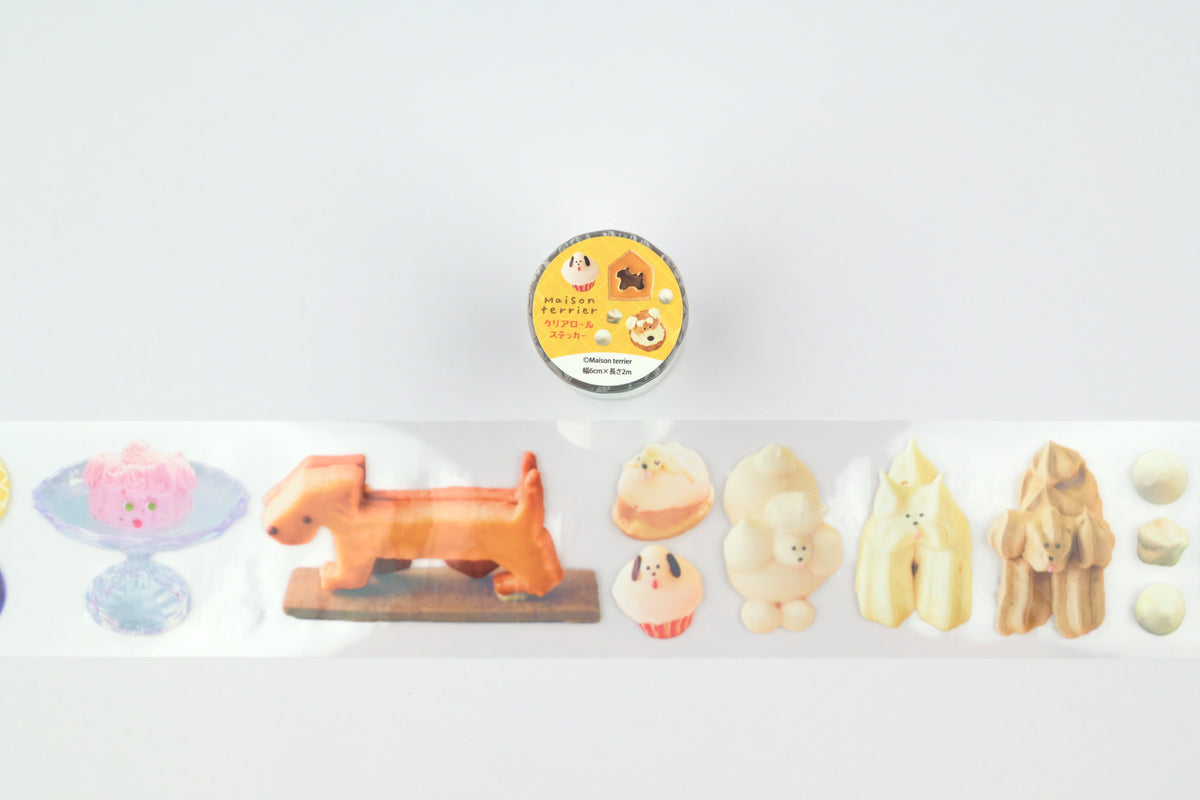 Komamono Creative x Maison terrier Clear Roll Sticker