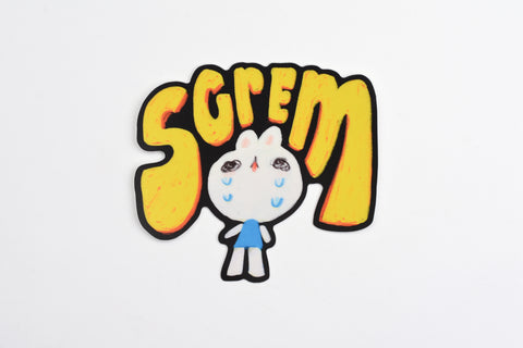 LAZI SOOZ Screm Sticker