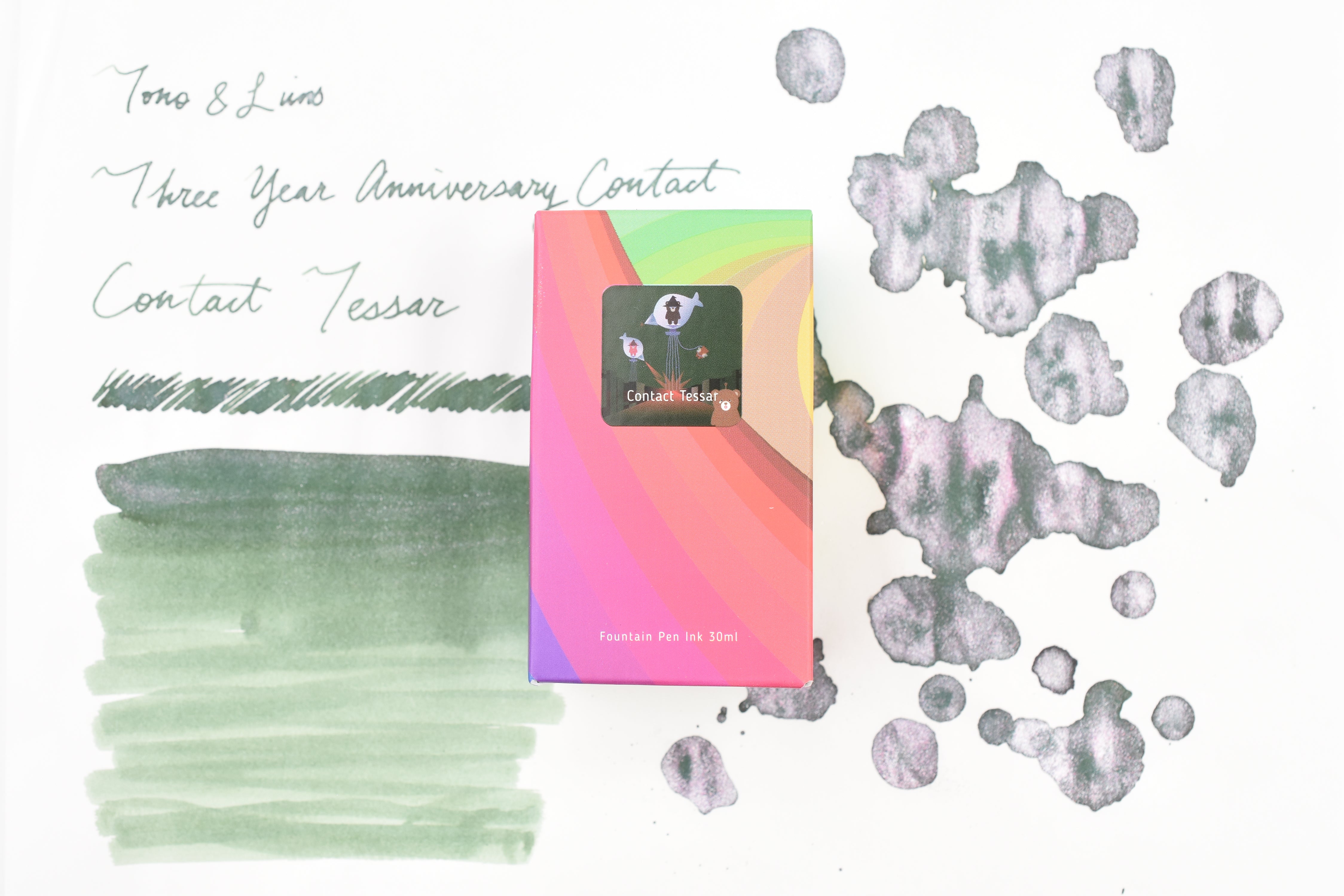 Tono & Lims Ink Bottle - Three Year Anniversary Contact - Contact Tessar - 30ml