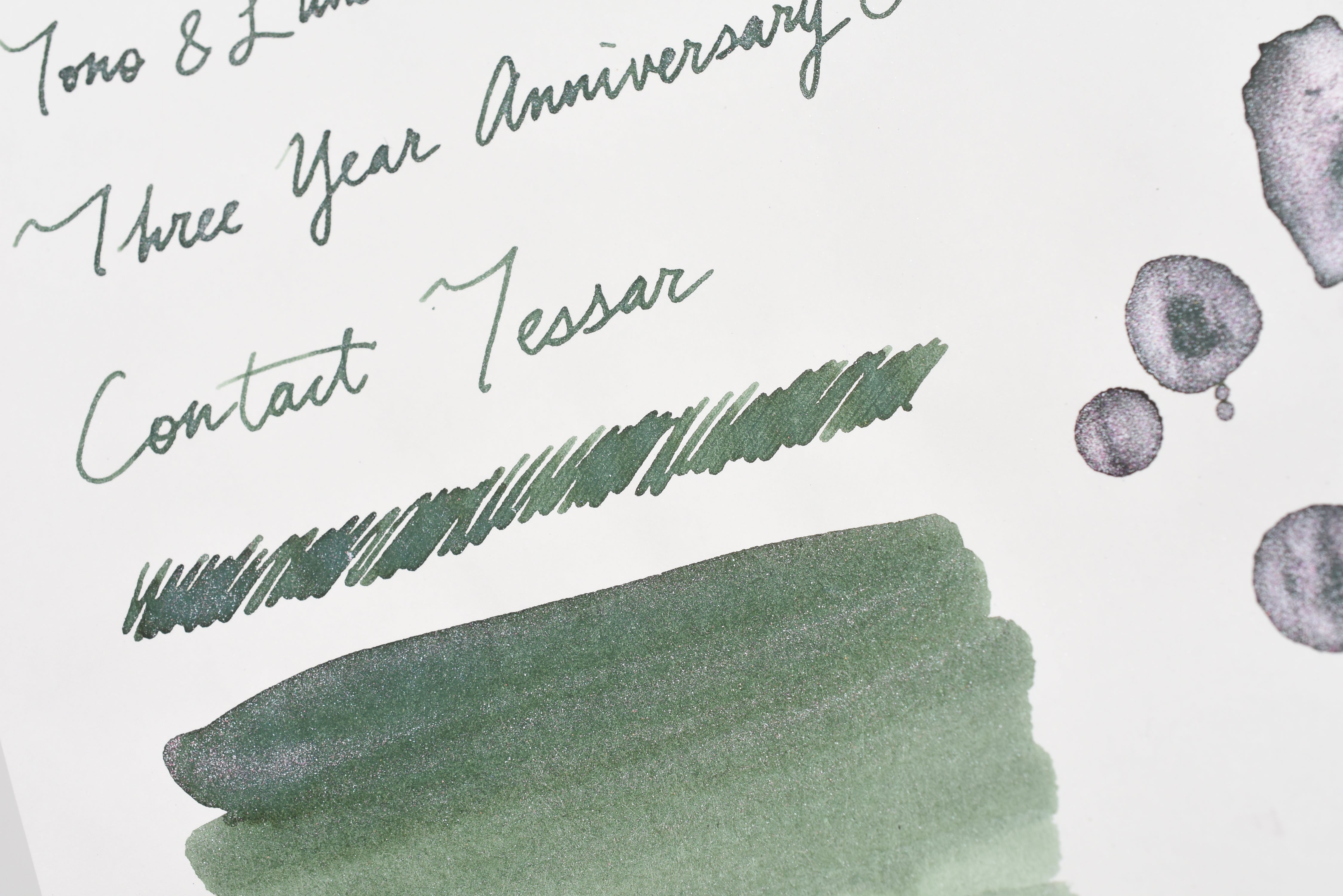 Tono & Lims Ink Bottle - Three Year Anniversary Contact - Contact Tessar - 30ml