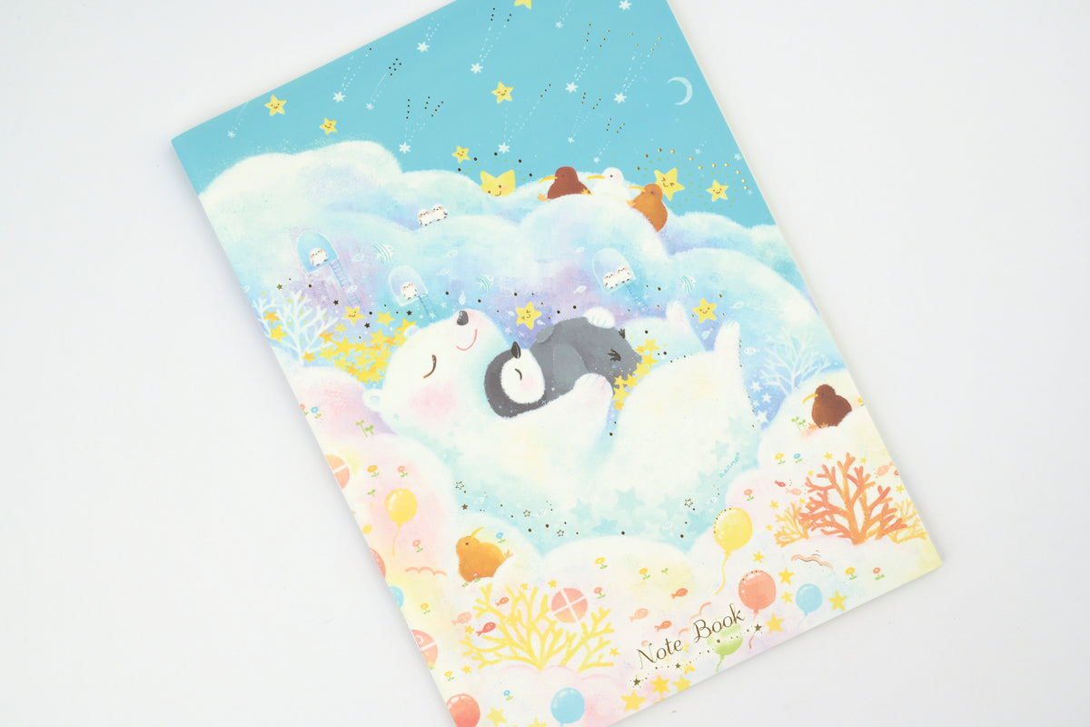 Clothes-Pin x Asano Yoshida Notebook - Cotton Candy Clouds and Sweet Dreams - A5