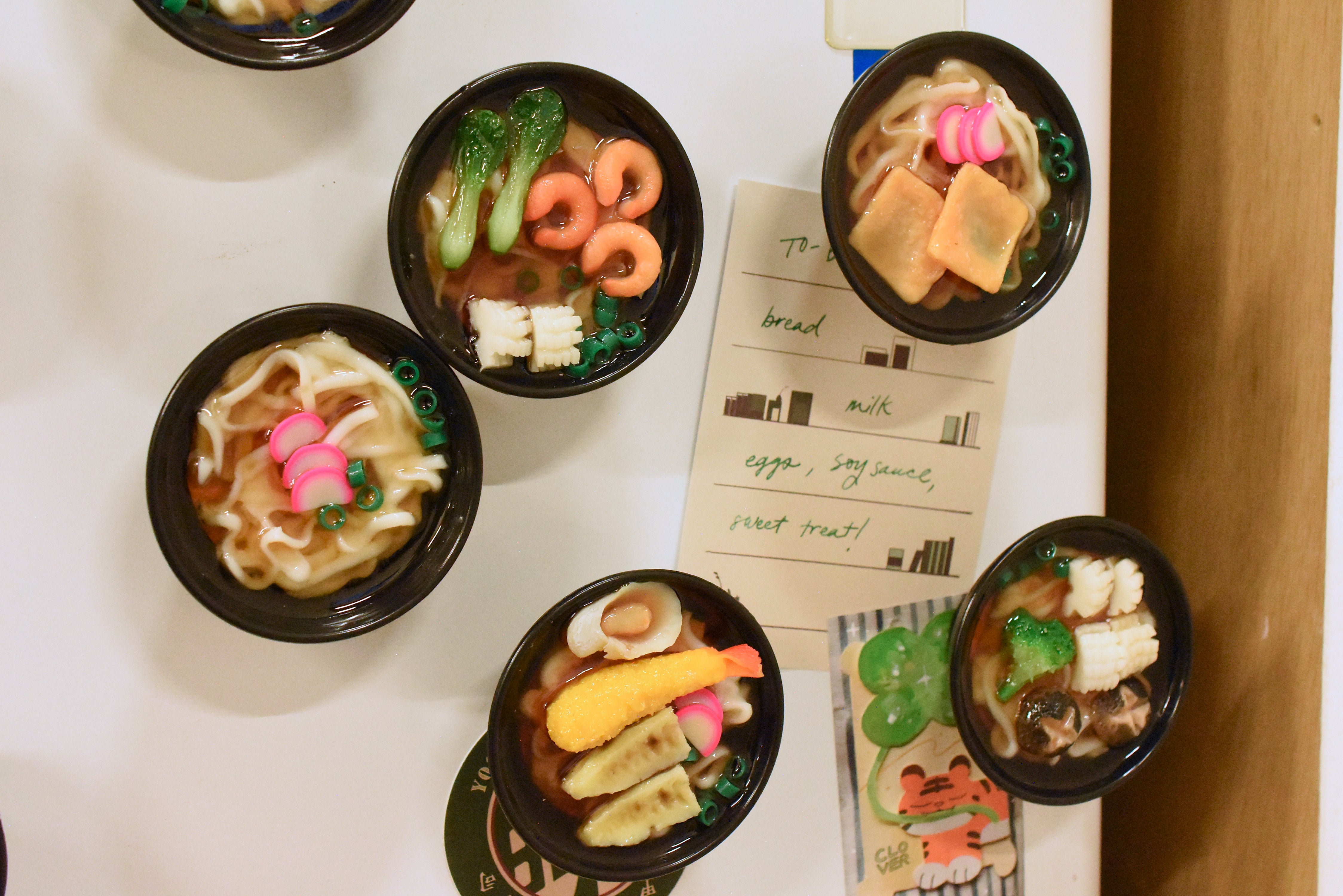 WORLD CRAFT Magnet - Mini Food Replica Bowls