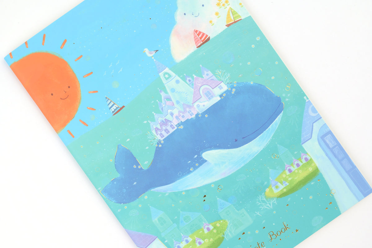 Clothes-Pin x Asano Yoshida Notebook - Beautiful White Tree House - A5