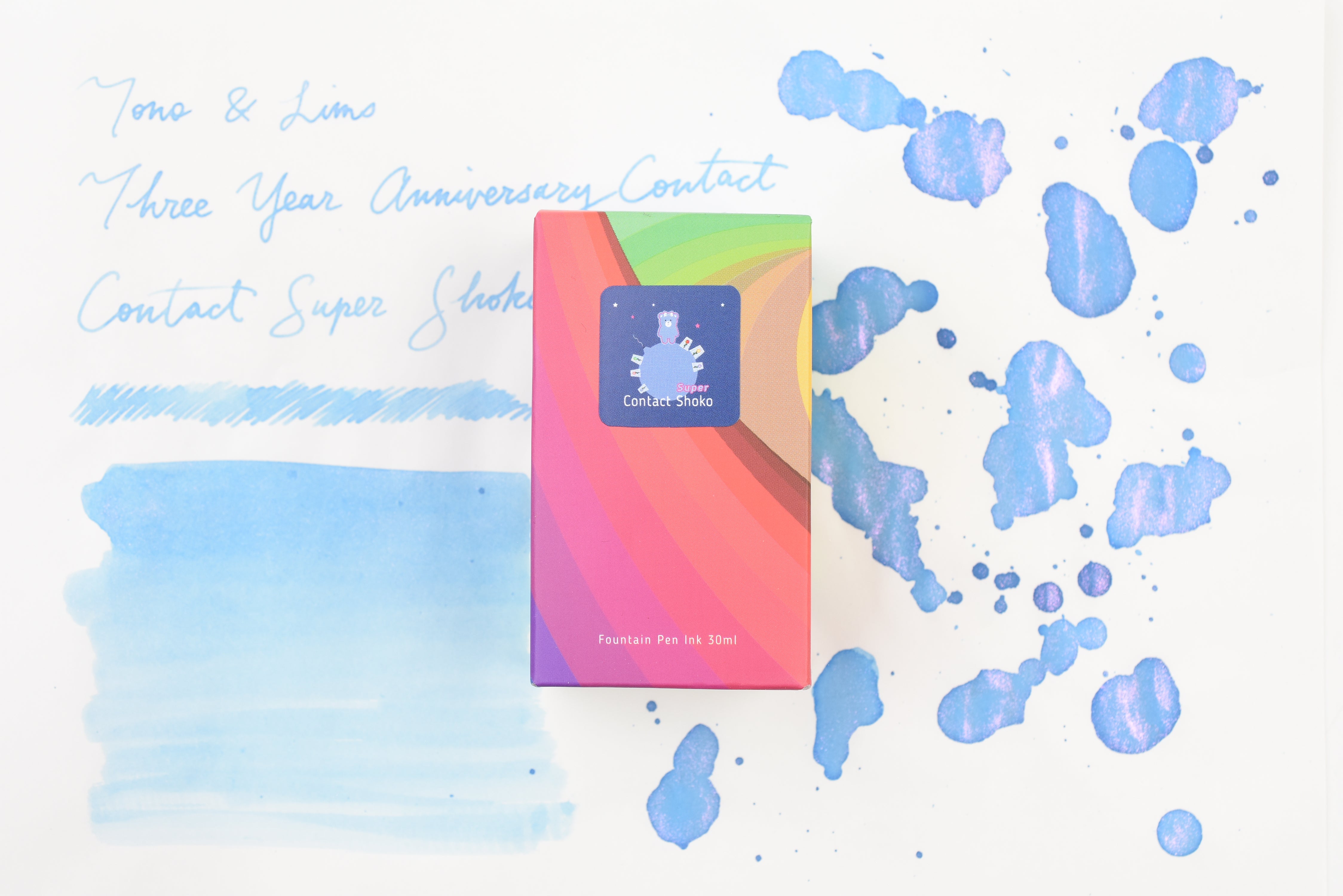 Tono & Lims Ink Bottle - Three Year Anniversary Contact - Contact Super Shoko - 30ml
