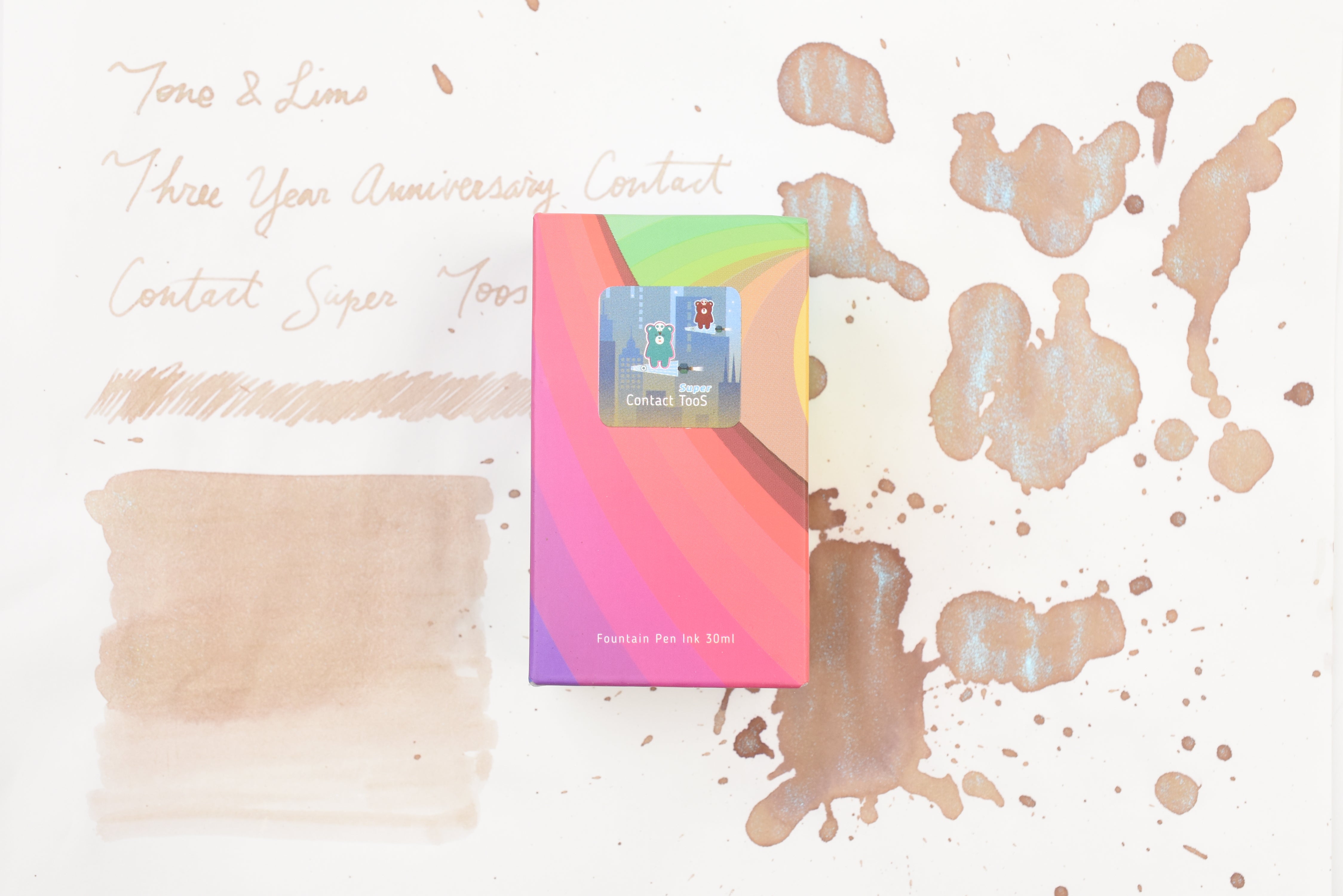 Tono & Lims Ink Bottle - Three Year Anniversary Contact - Contact Super TooS - 30ml