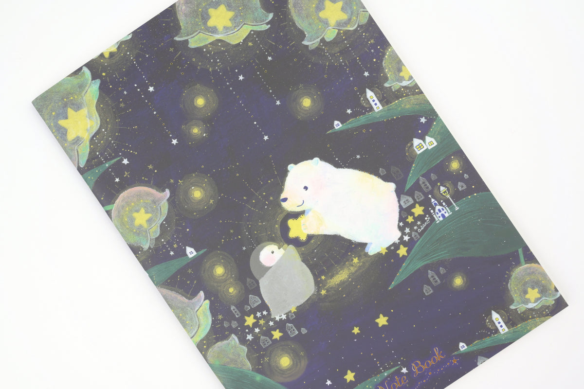 Clothes-Pin x Asano Yoshida Notebook - Melody of the Stars and Lily of the Valley - A5