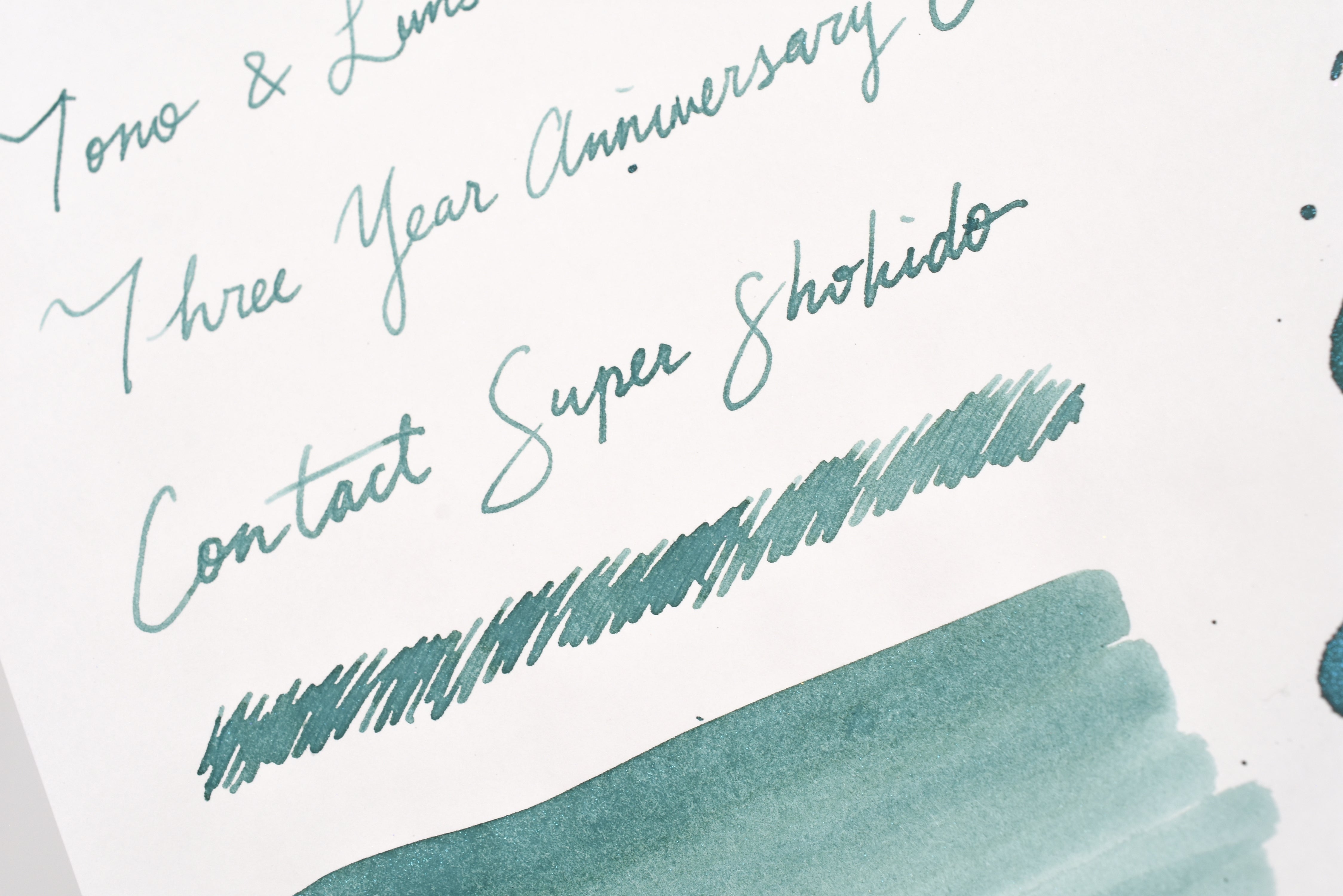 Tono & Lims Ink Bottle - Three Year Anniversary Contact - Contact Super Shokido - 30ml