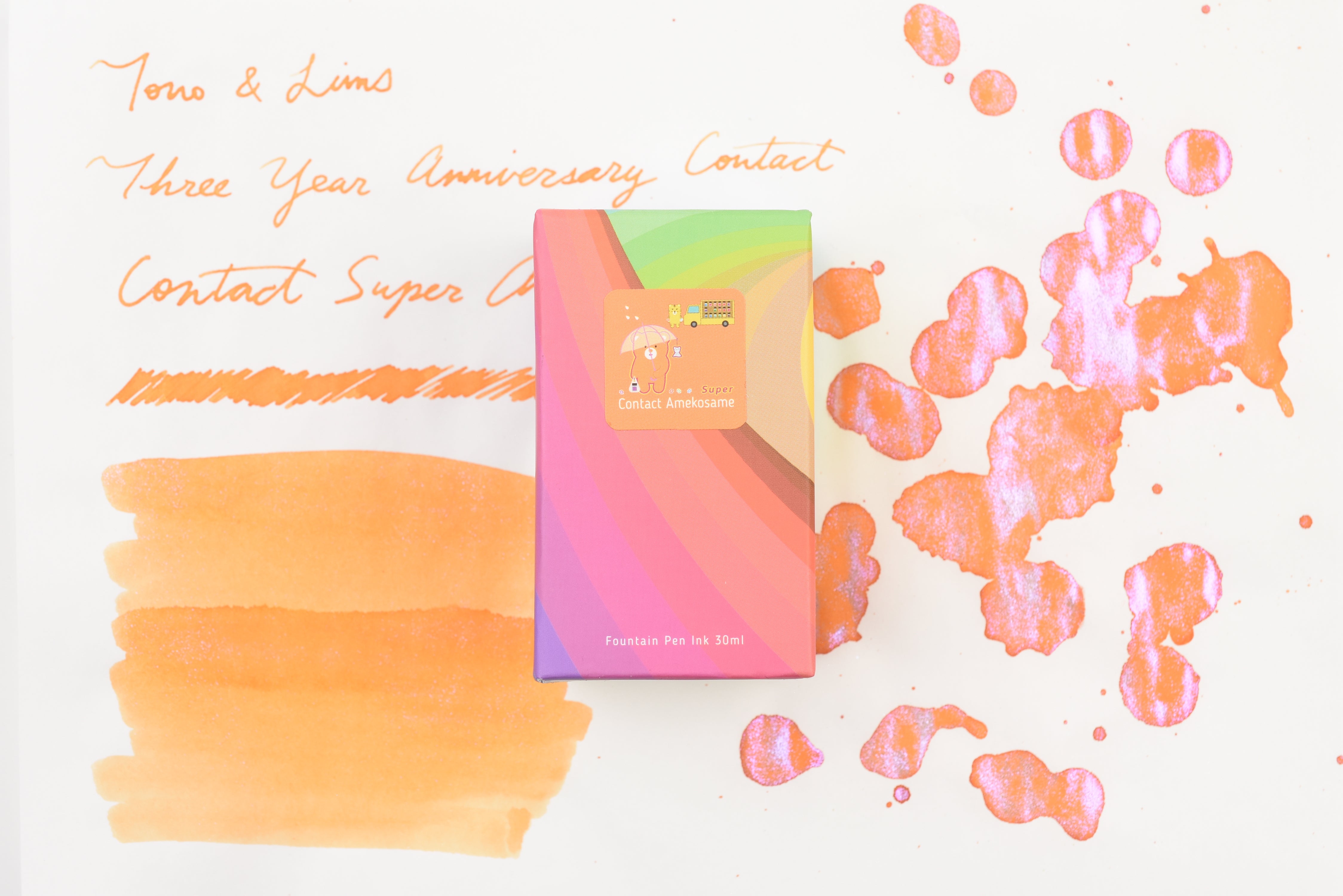 Tono & Lims Ink Bottle - Three Year Anniversary Contact - Contact Super Amekosame - 30ml