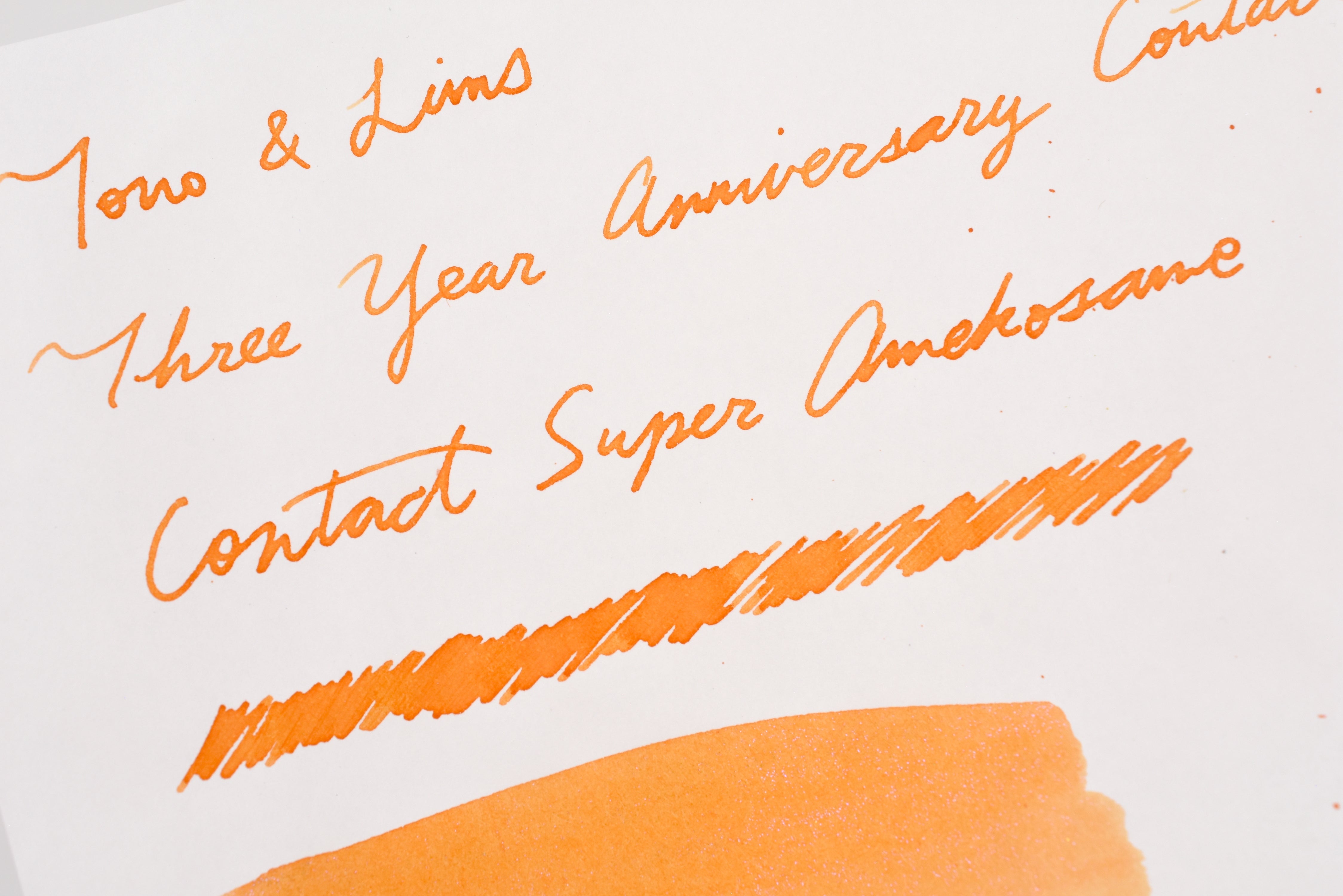 Tono & Lims Ink Bottle - Three Year Anniversary Contact - Contact Super Amekosame - 30ml