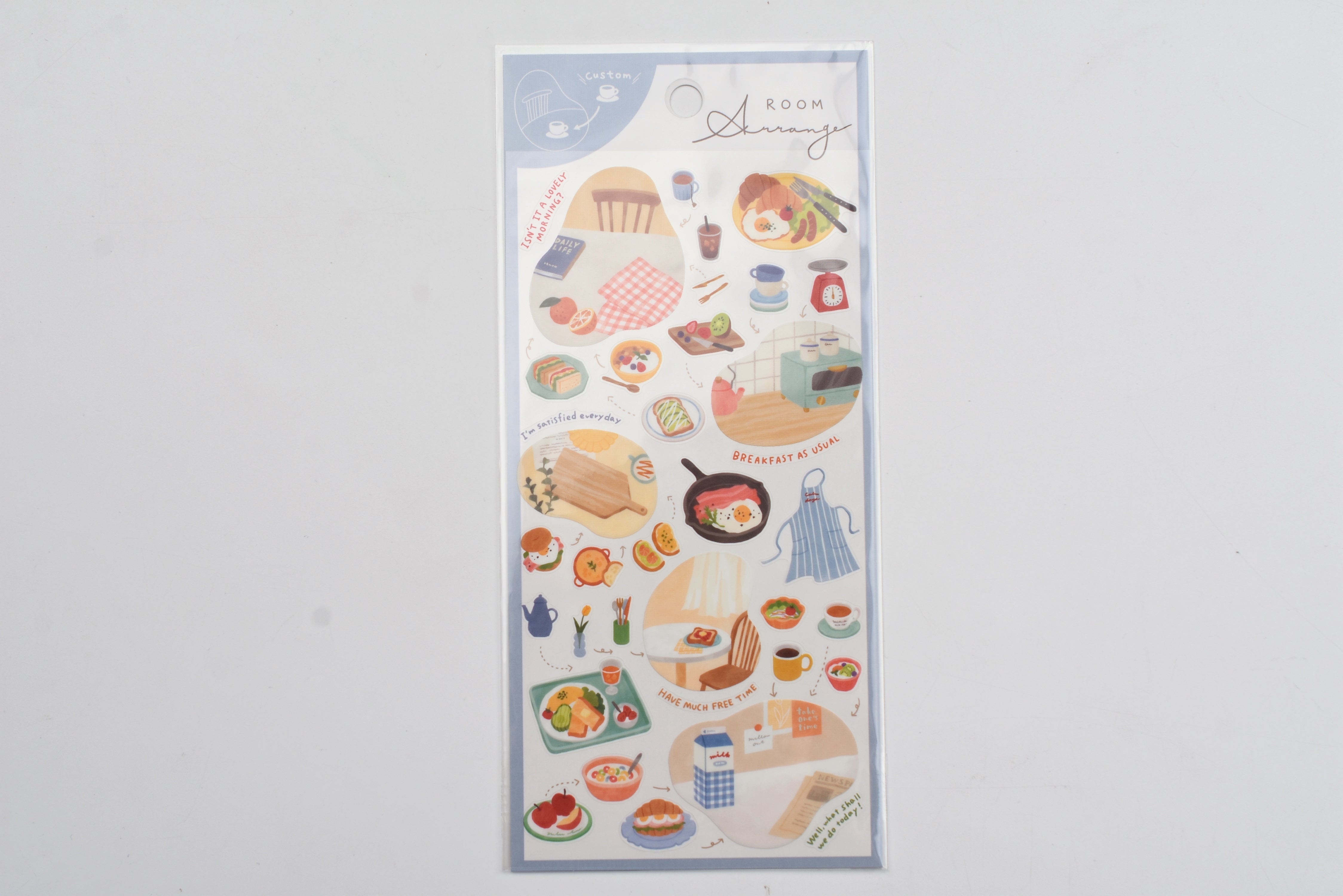 Mind Wave Room Arrangement Sticker - Morning