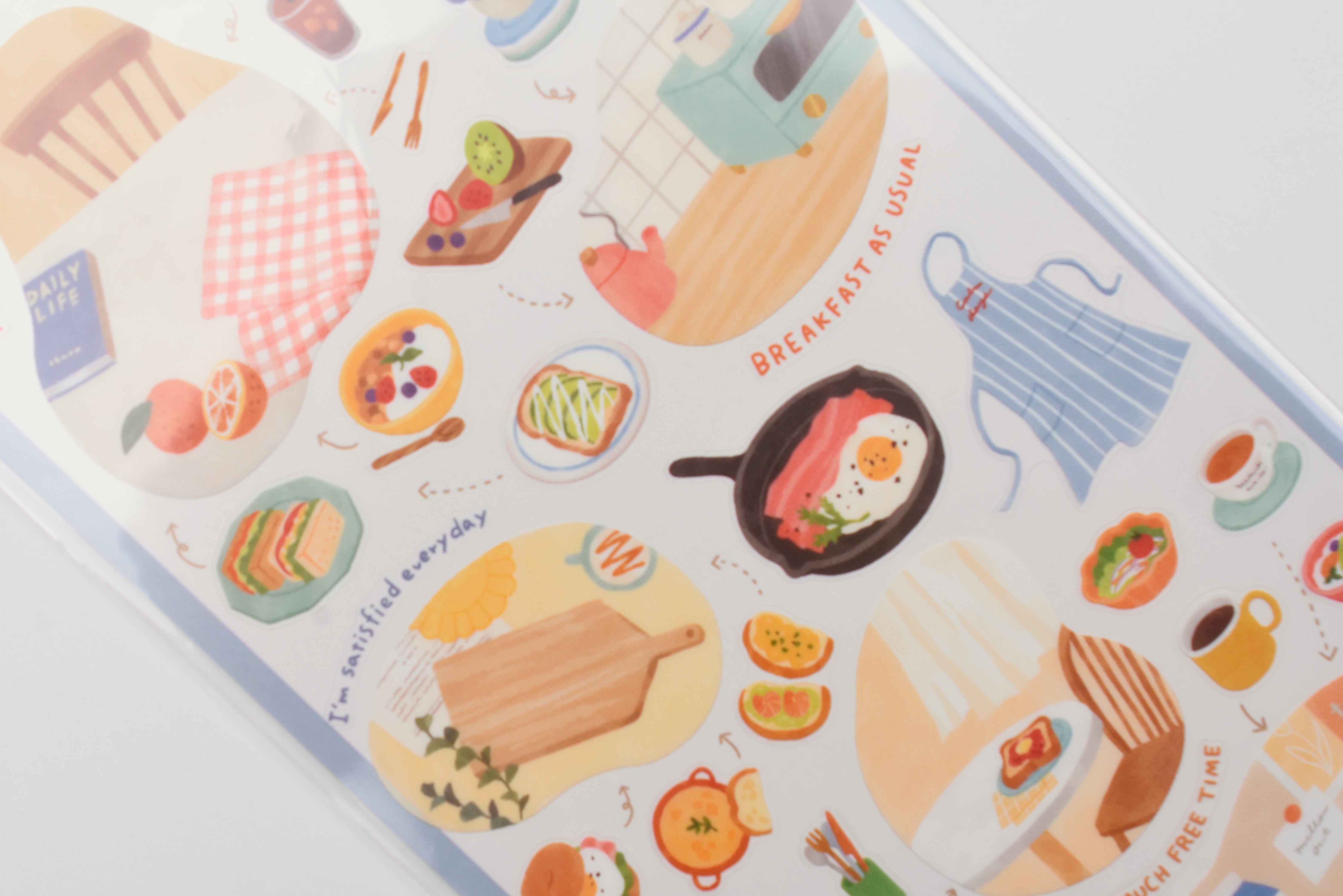 Mind Wave Room Arrangement Sticker - Morning