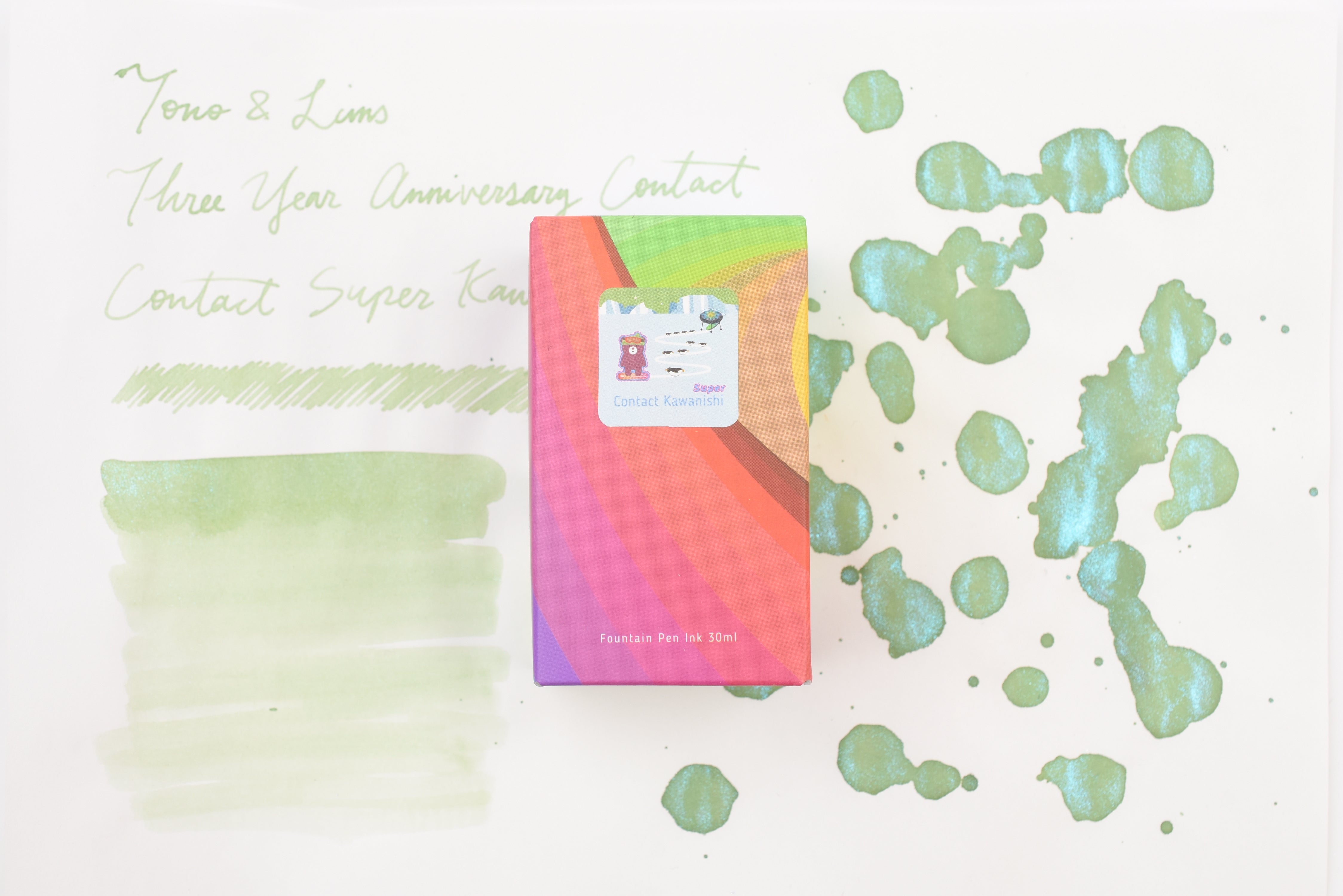 Tono & Lims Ink Bottle - Three Year Anniversary Contact - Contact Super Kawanishi - 30ml