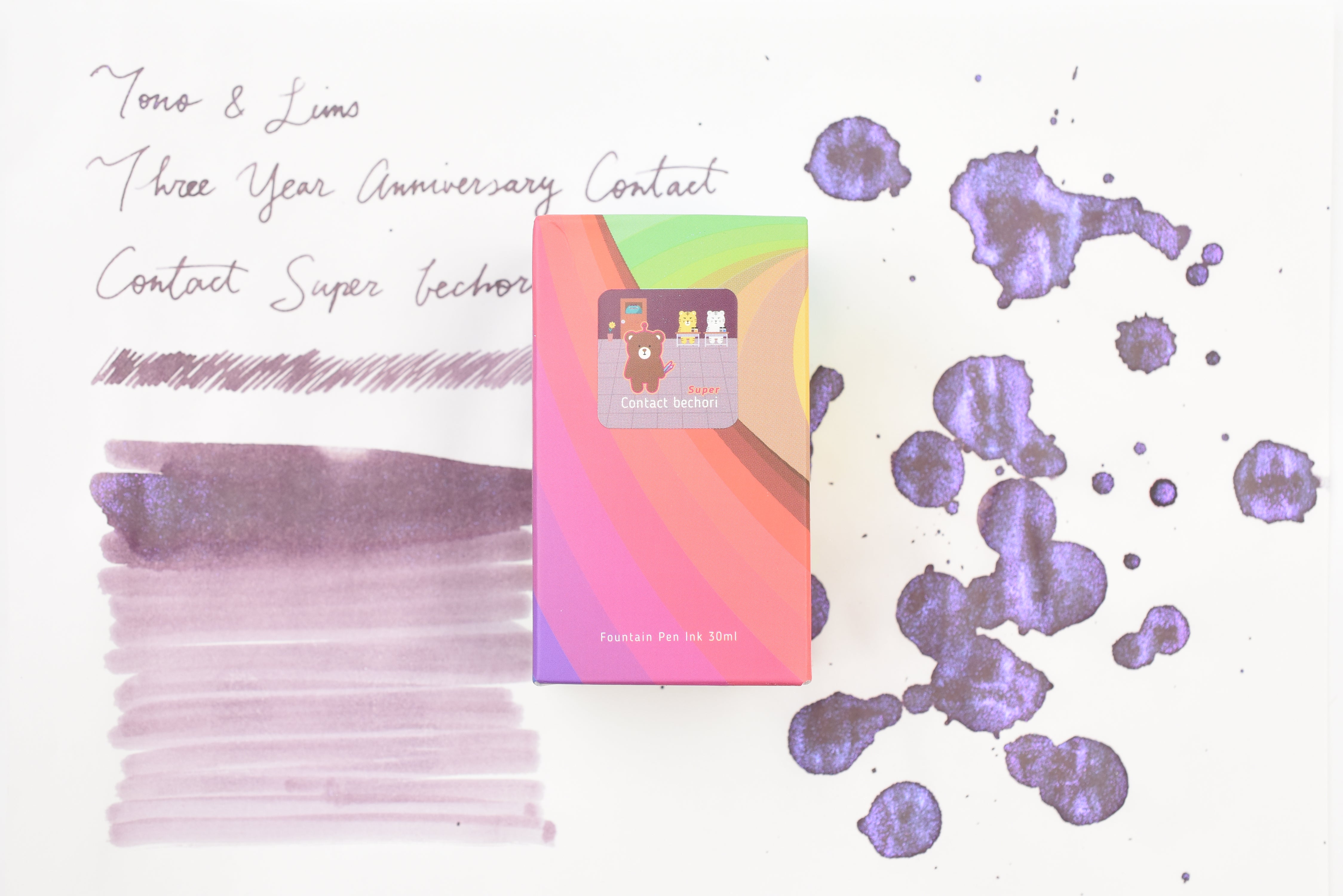Tono & Lims Ink Bottle - Three Year Anniversary Contact - Contact Super bechori - 30ml