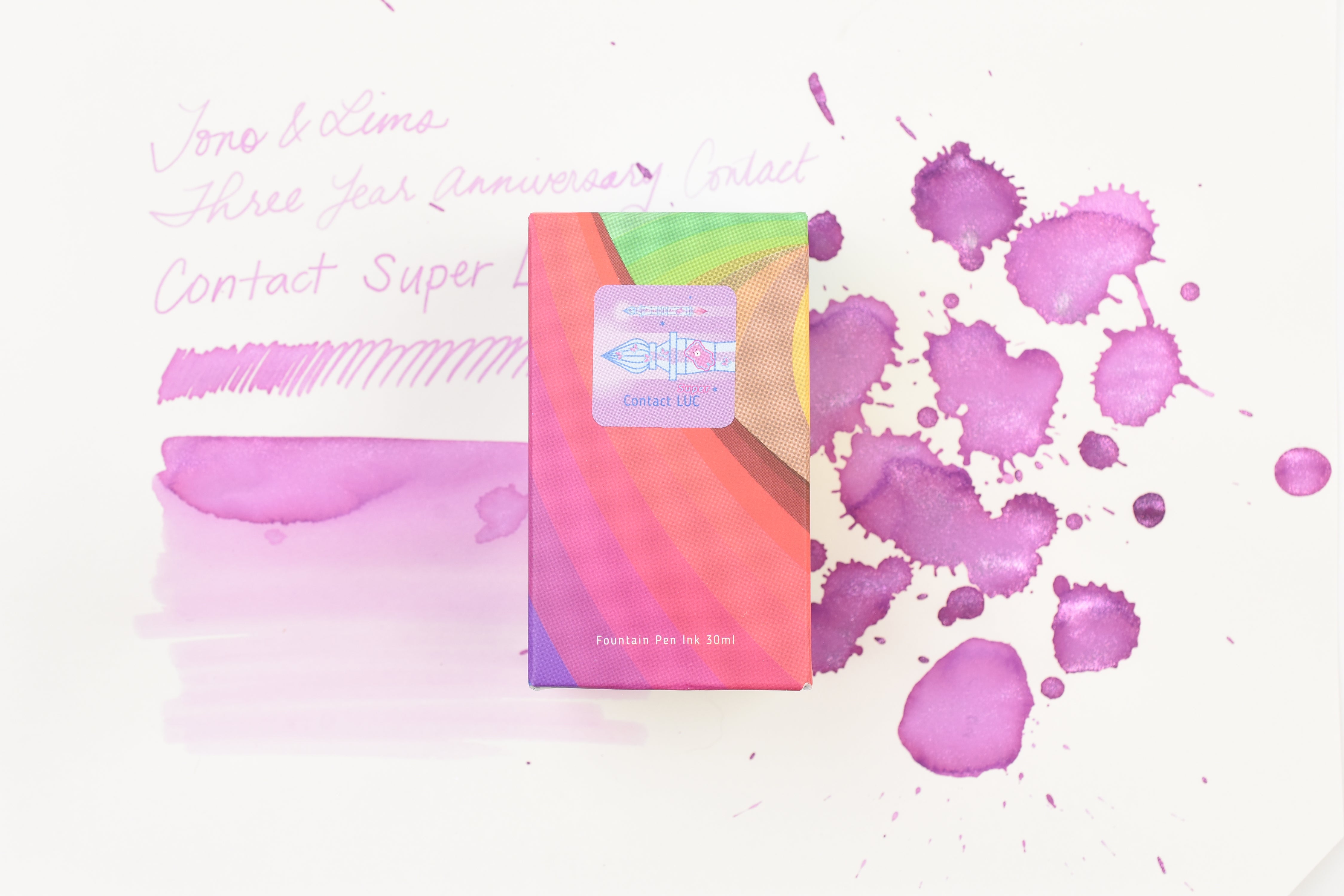 Tono & Lims Ink Bottle - Three Year Anniversary Contact - Contact Super LUC - 30ml