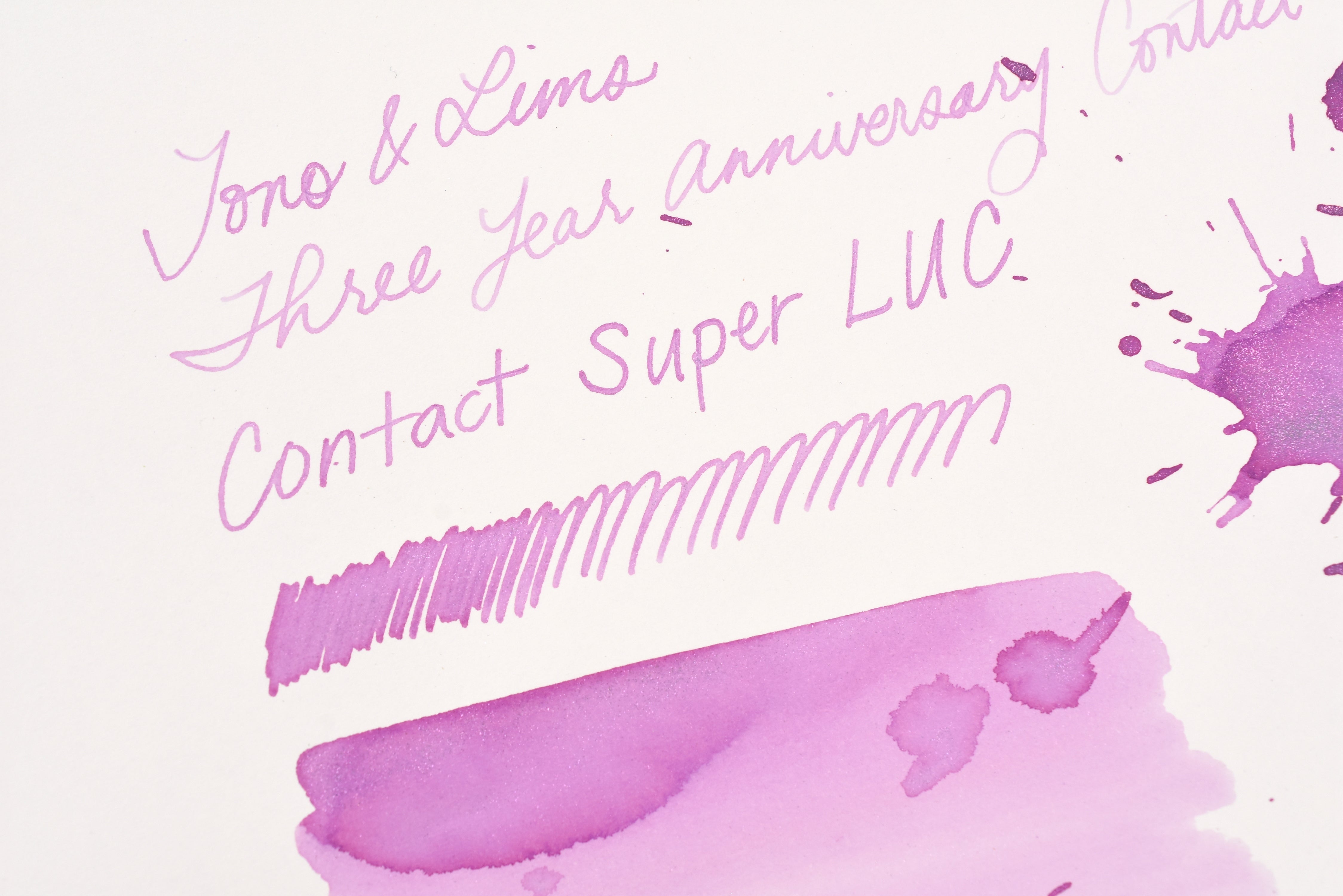 Tono & Lims Ink Bottle - Three Year Anniversary Contact - Contact Super LUC - 30ml