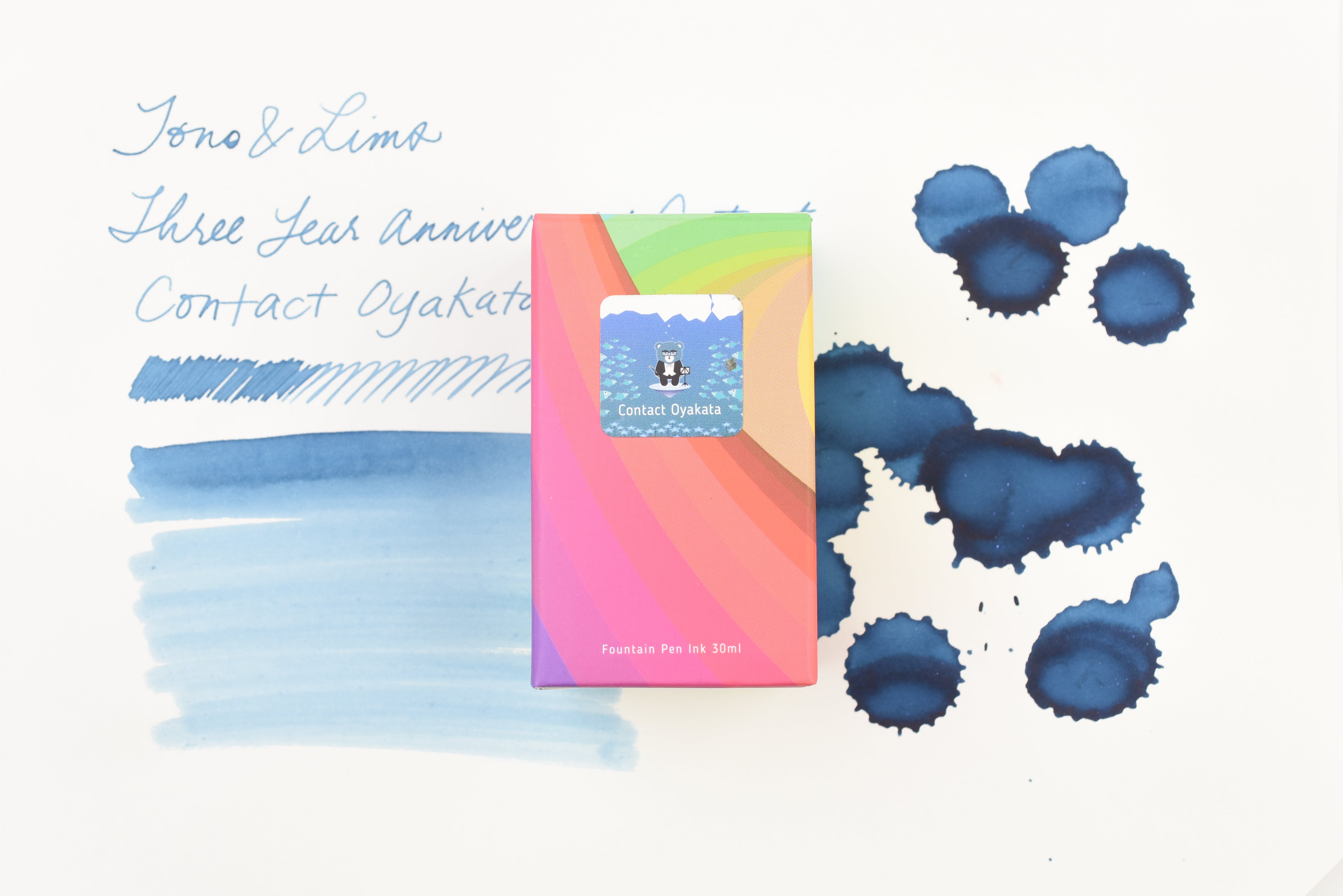 Tono & Lims Ink Bottle - Three Year Anniversary Contact - Contact Oyakata - 30ml