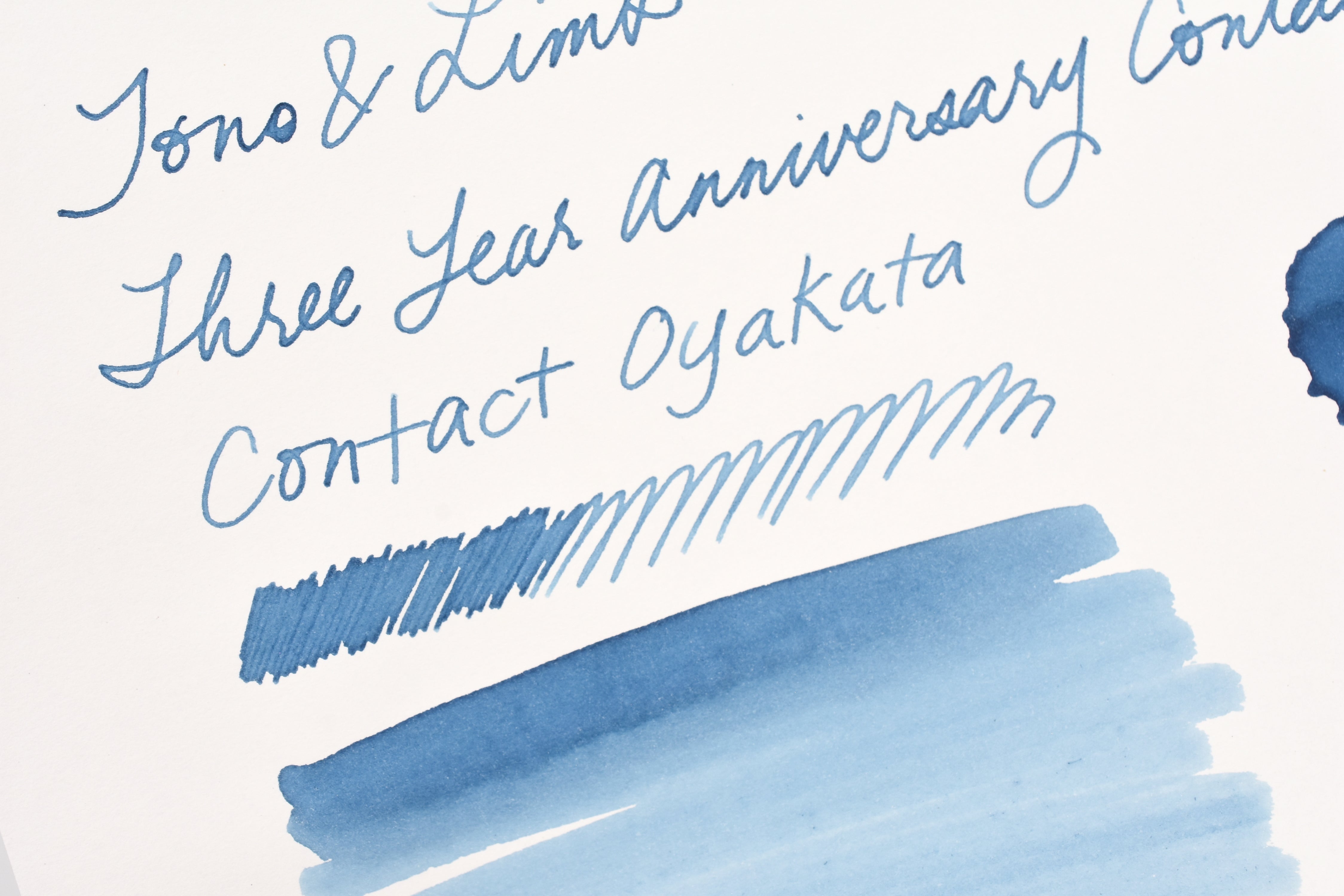 Tono & Lims Ink Bottle - Three Year Anniversary Contact - Contact Oyakata - 30ml