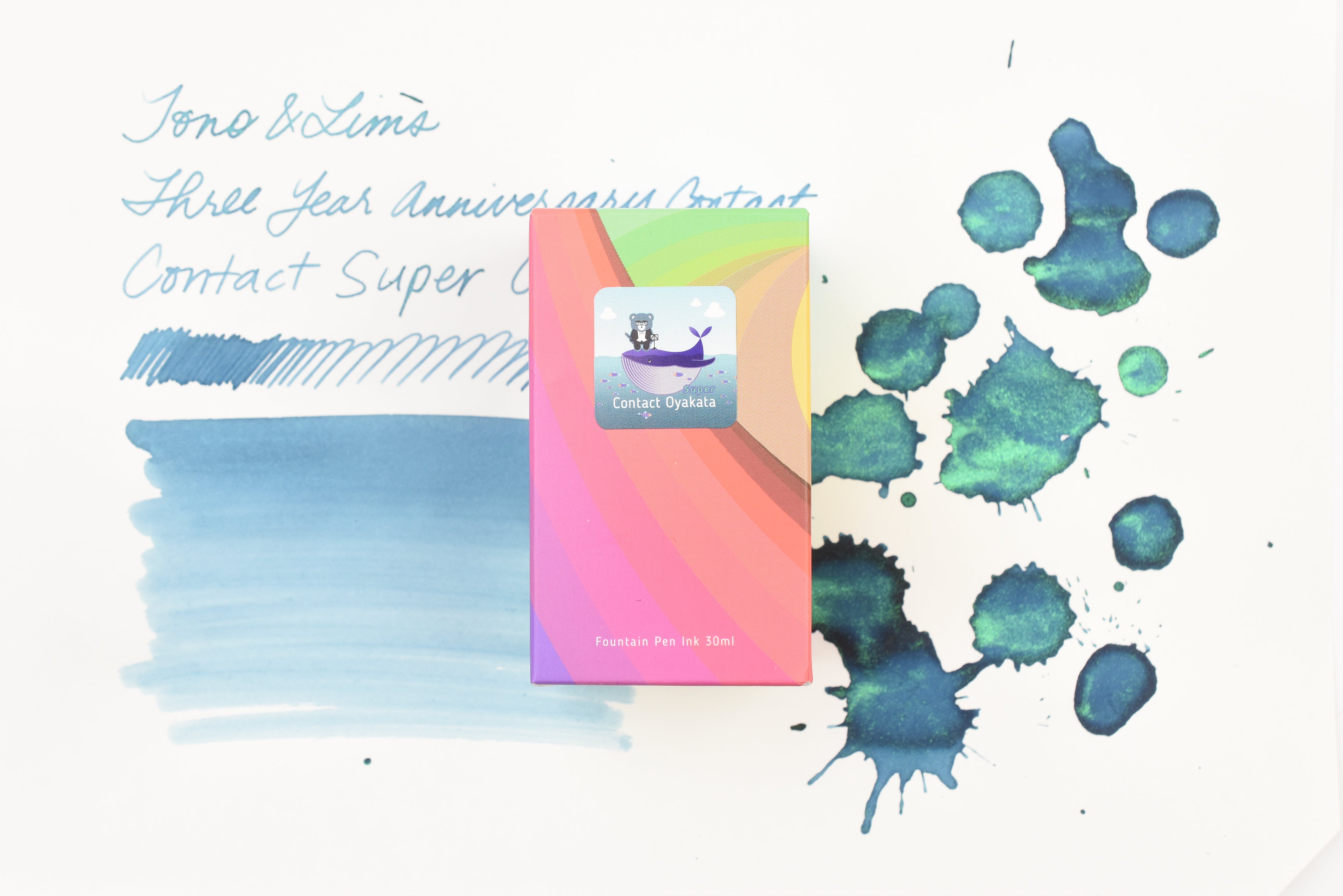 Tono & Lims Ink Bottle - Three Year Anniversary Contact - Contact Super Oyakata - 30ml