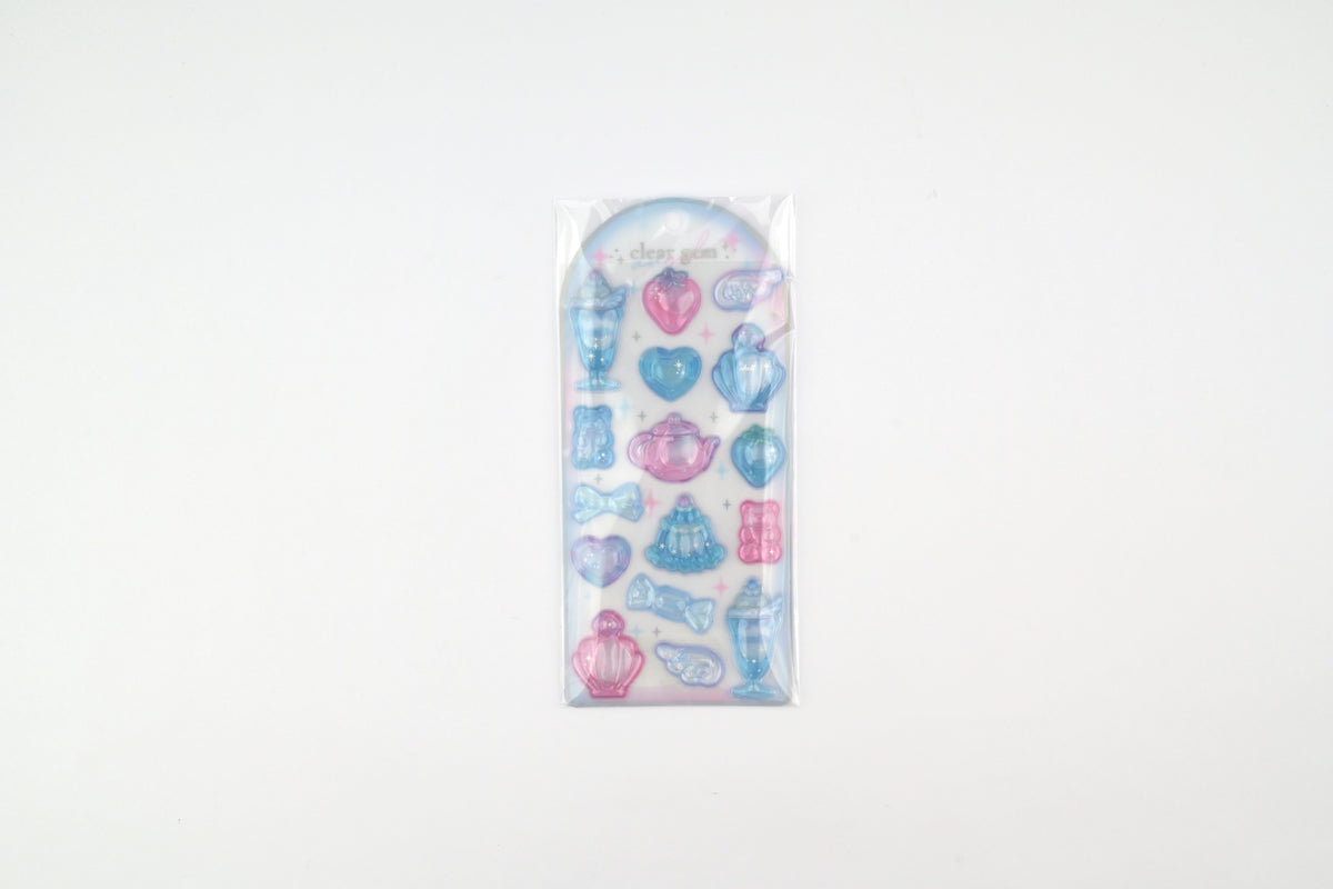 Q-Lia Clear Gem Stickers - Angel