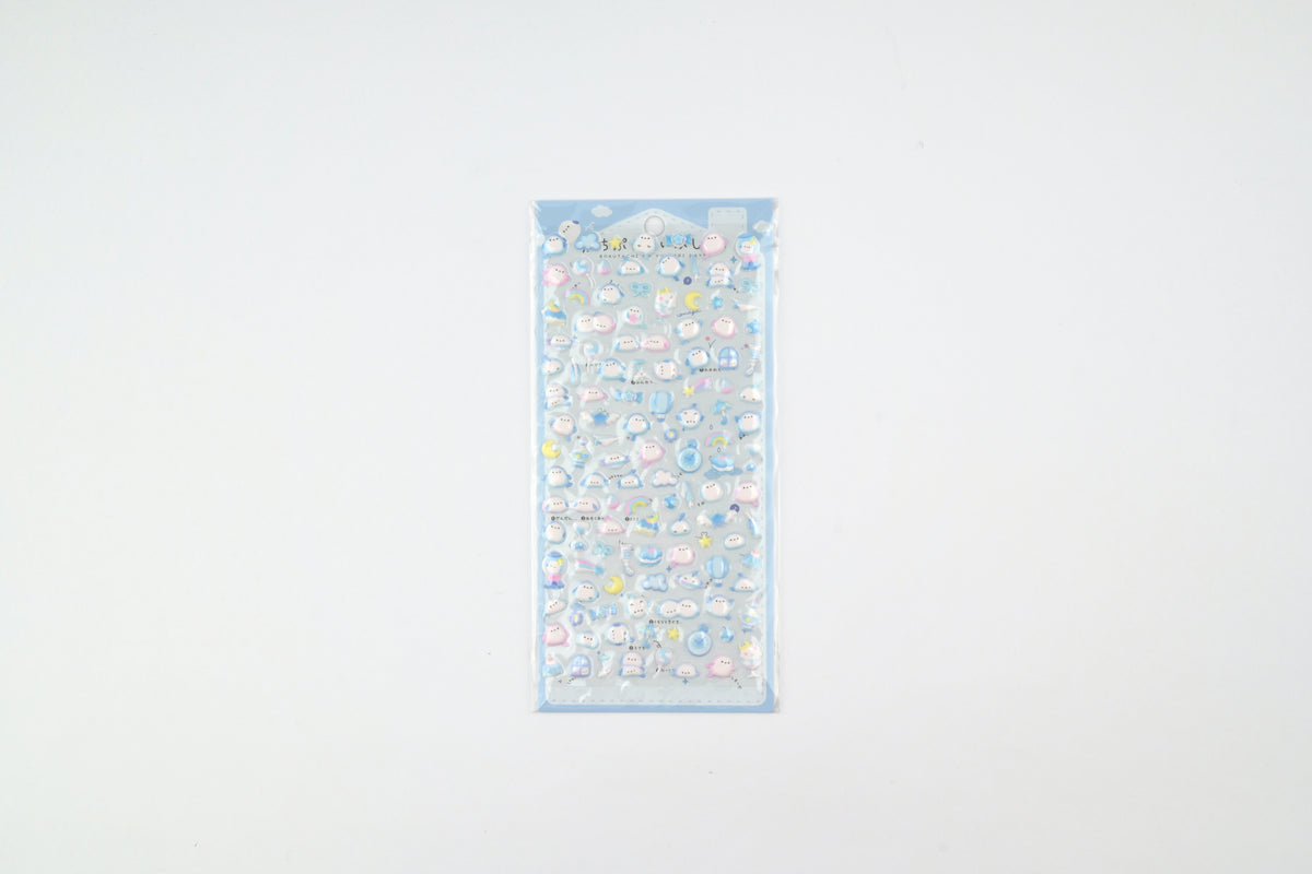 Q-Lia Puchu Puni Life Stickers - Shimaenaga Life