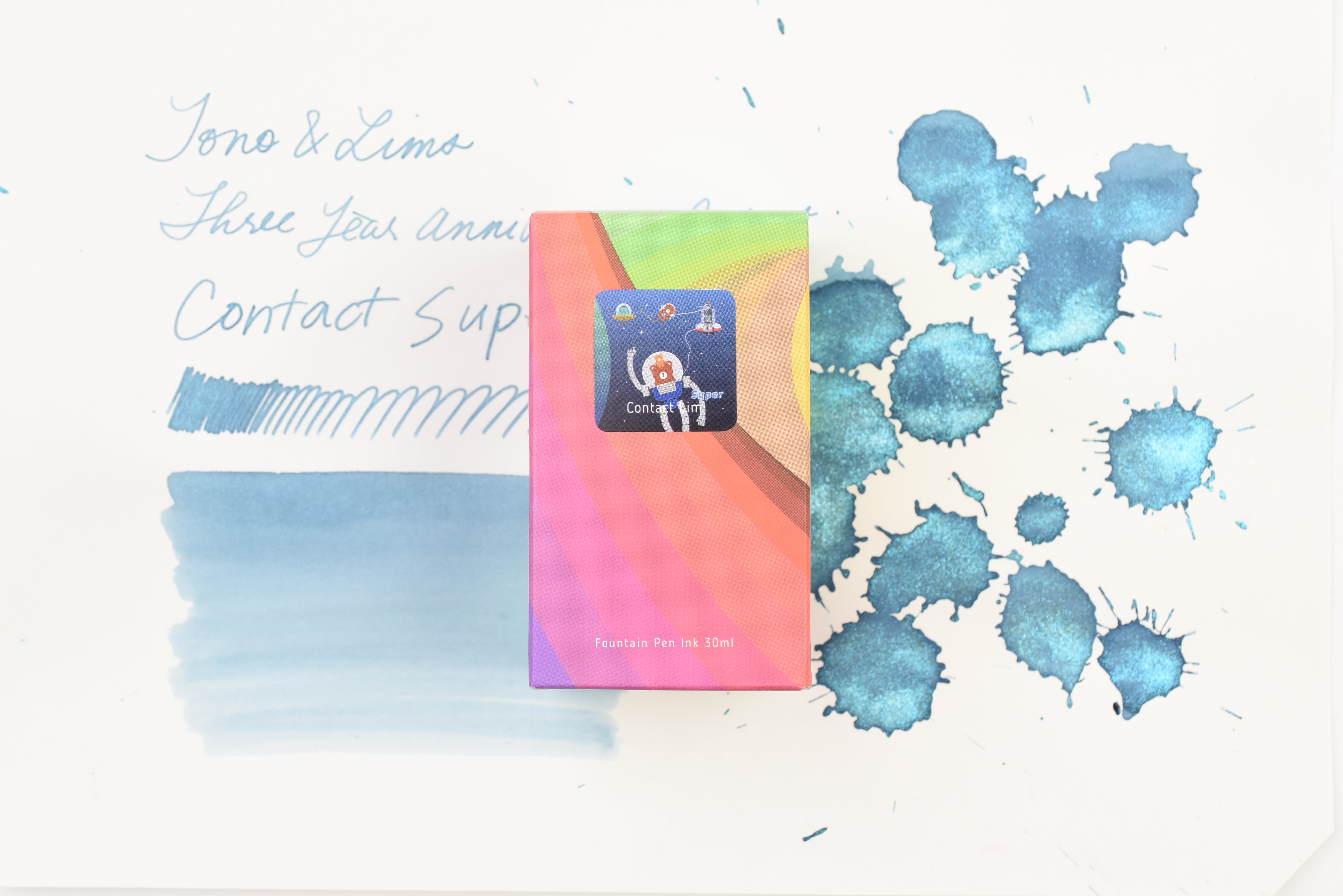Tono & Lims Ink Bottle - Three Year Anniversary Contact - Contact Supe ...