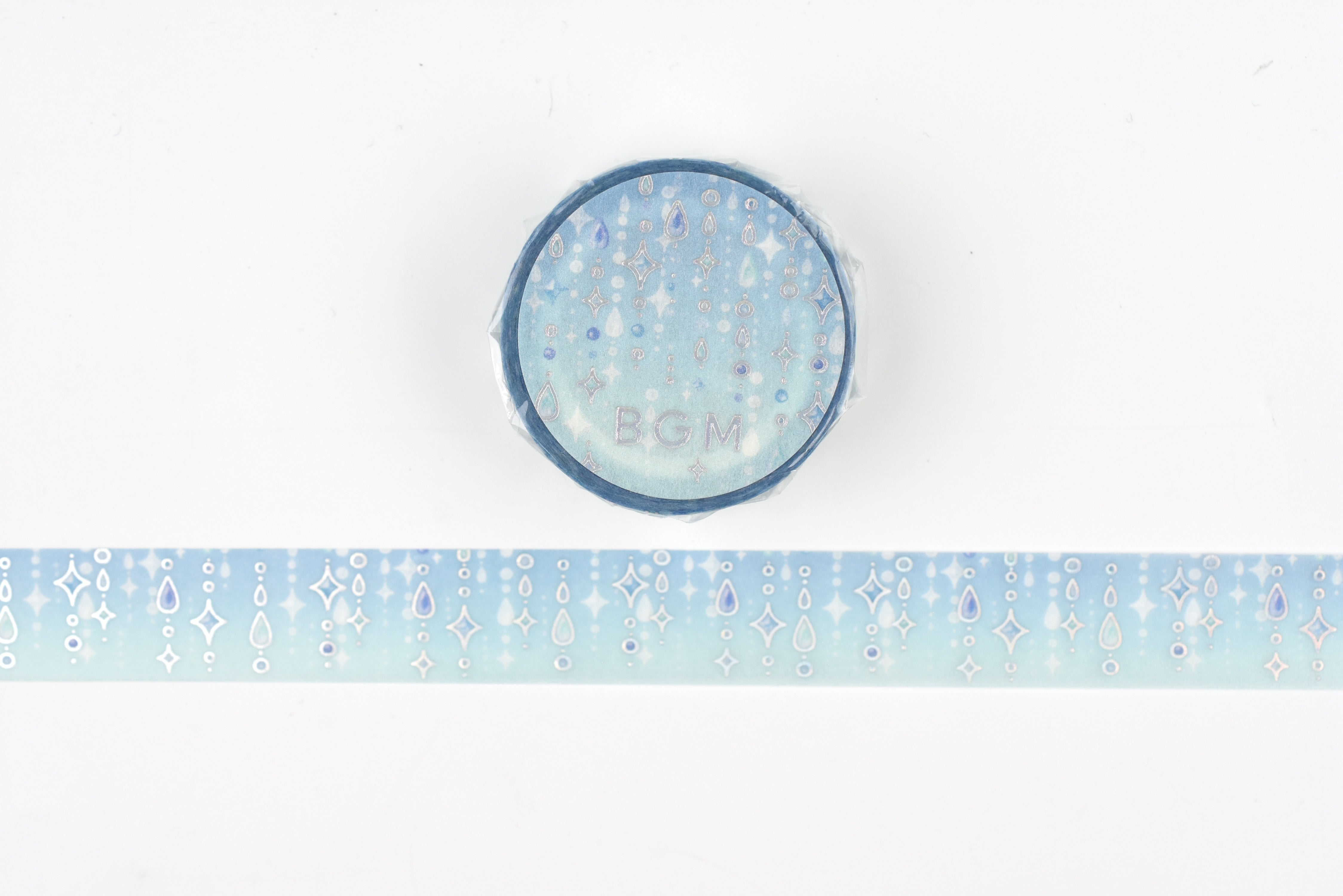 BGM Life Washi Tape - Foil Stamping - Drops of Light