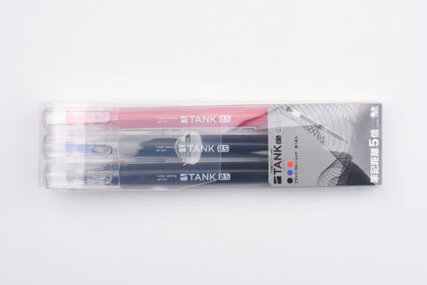 Sun-Star TANK Large Capacity Gel Pen - 3 Color Set