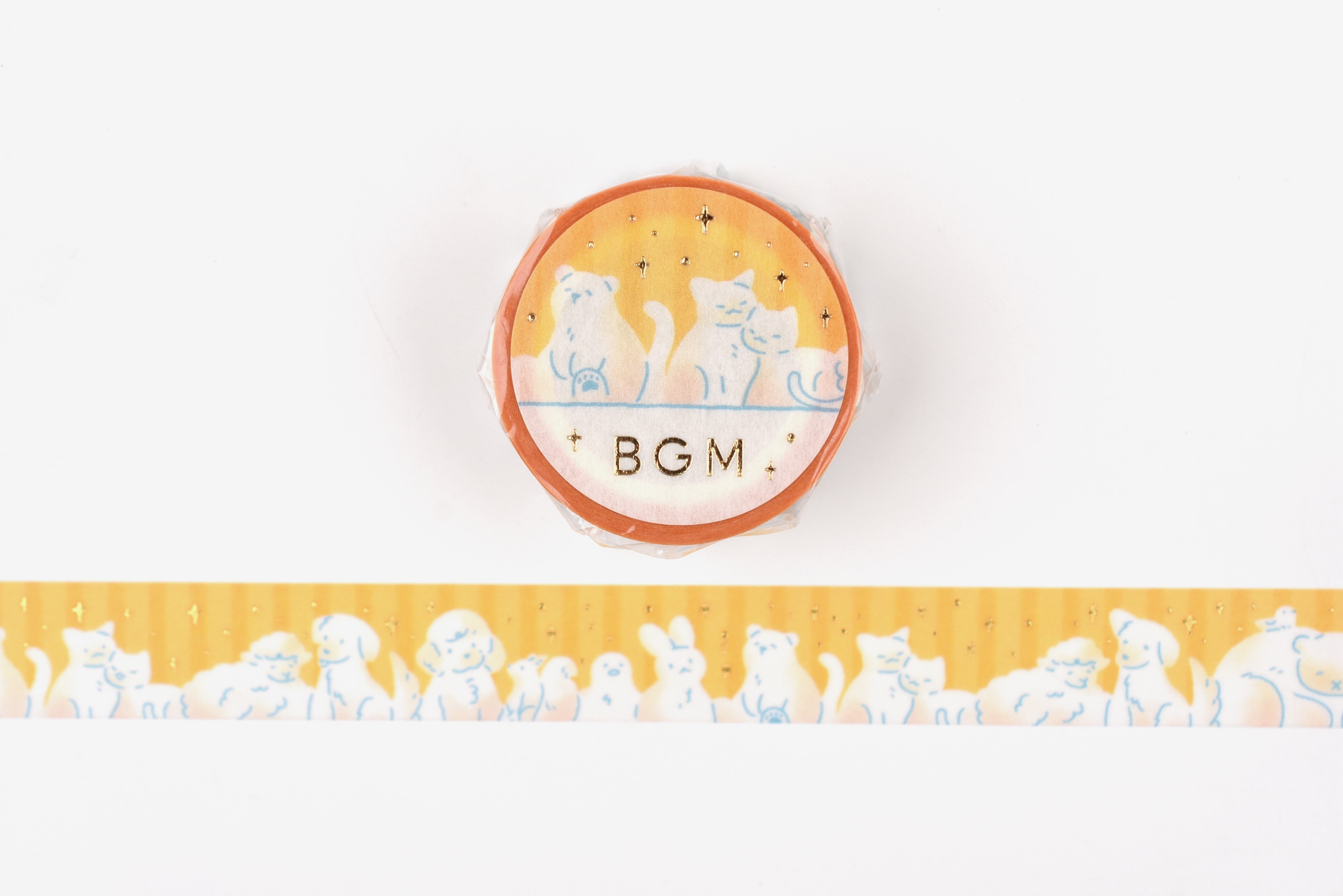 BGM Life Washi Tape - Foil Stamping - Animal Weather