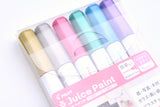 Pilot Juice Paint Marker - Metallic Color - Extra Fine - Set of 6