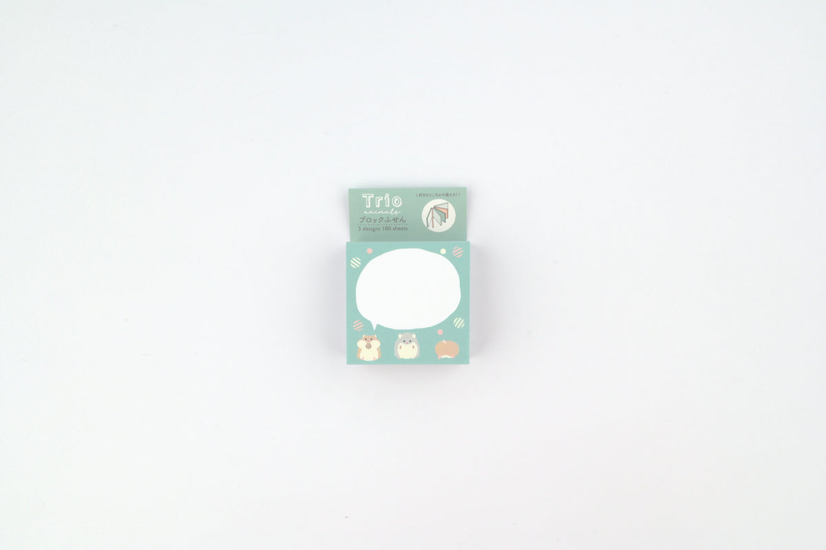 LABCLIP Sticky Notes - Trio Animals - Hamster