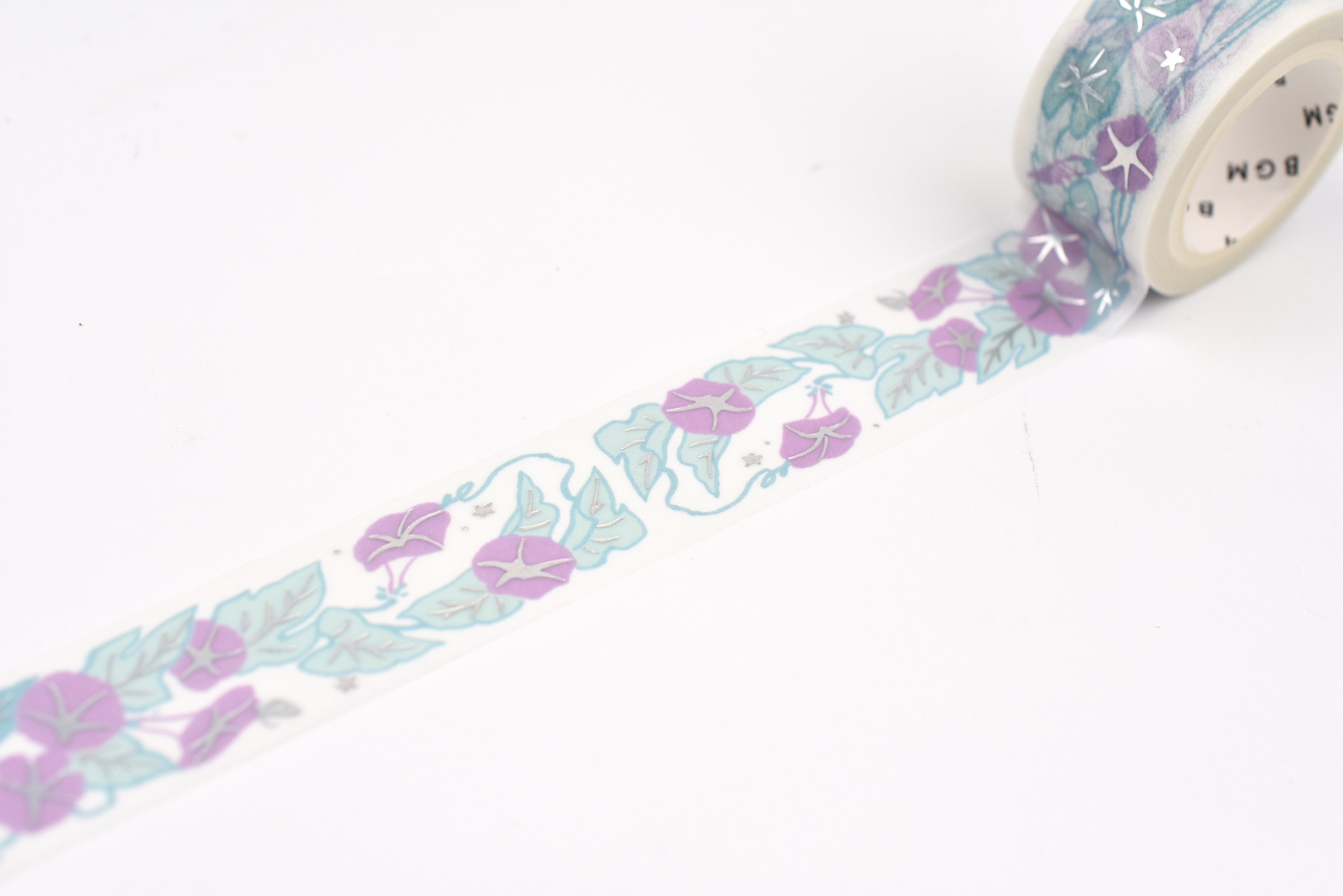 BGM Washi Tape - Foil Stamping - Kusahanafu - Morning Glory