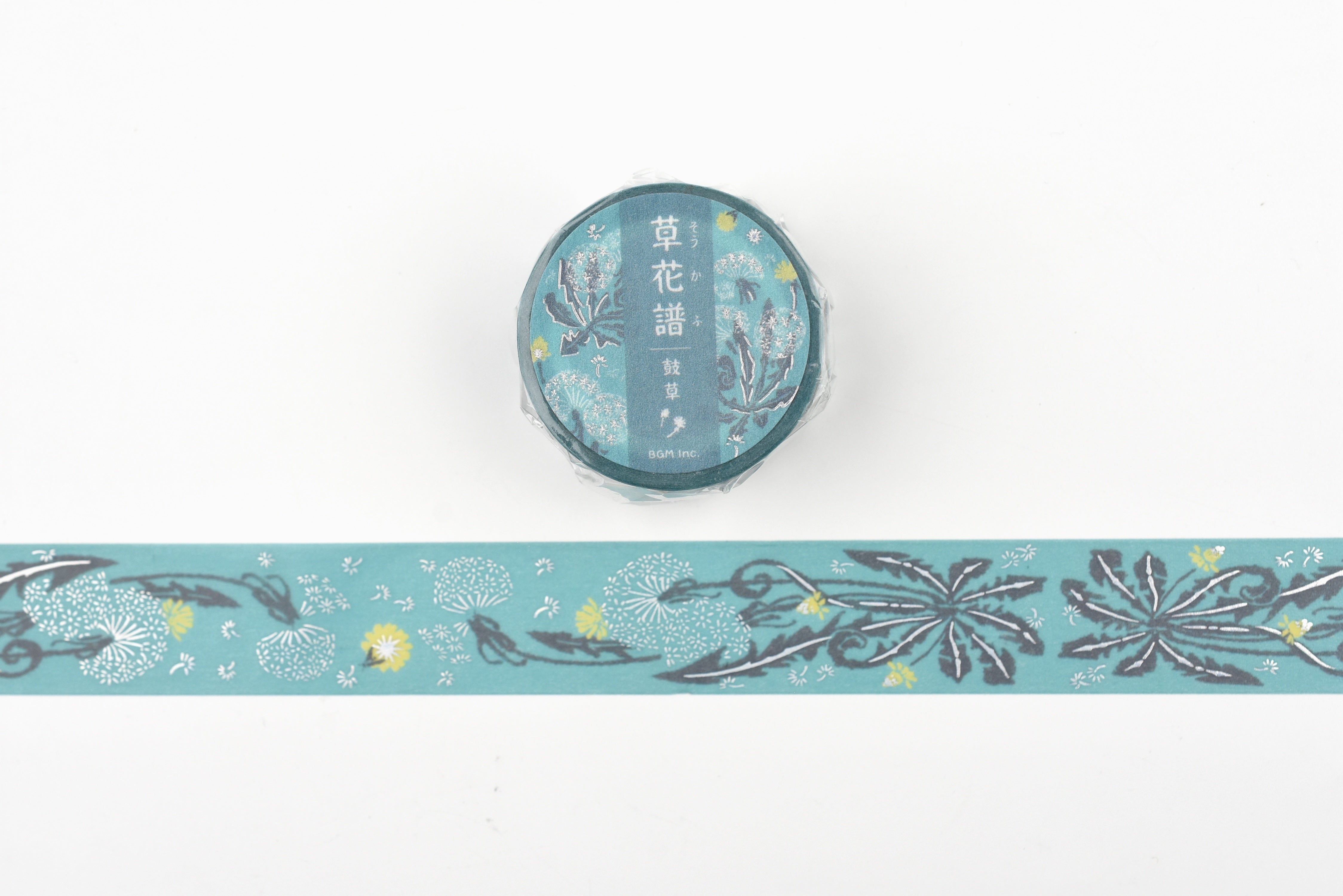 BGM Washi Tape - Foil Stamping - Kusahanafu - Dandelion