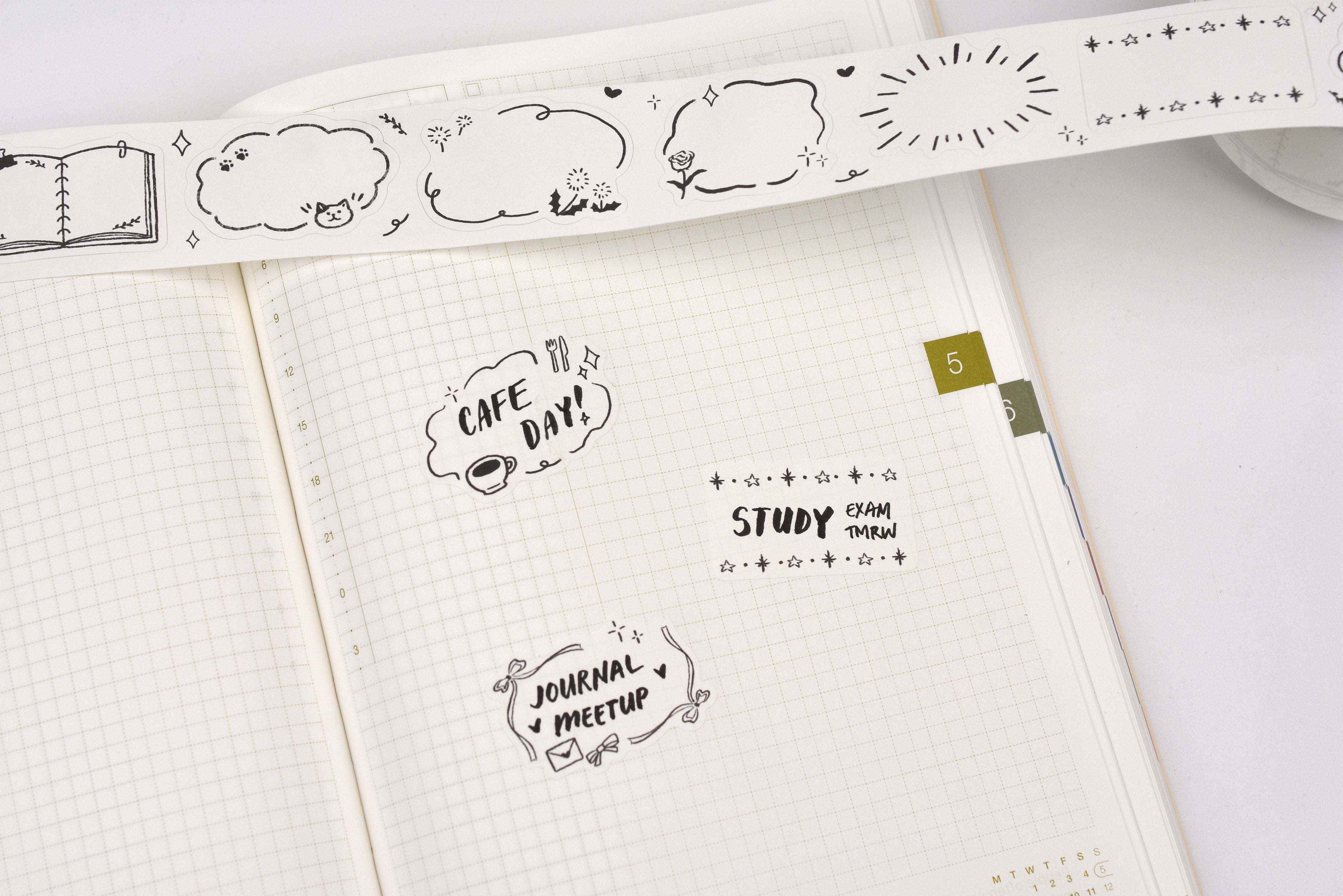 BGM Roll Sticker - Writable - Sketch