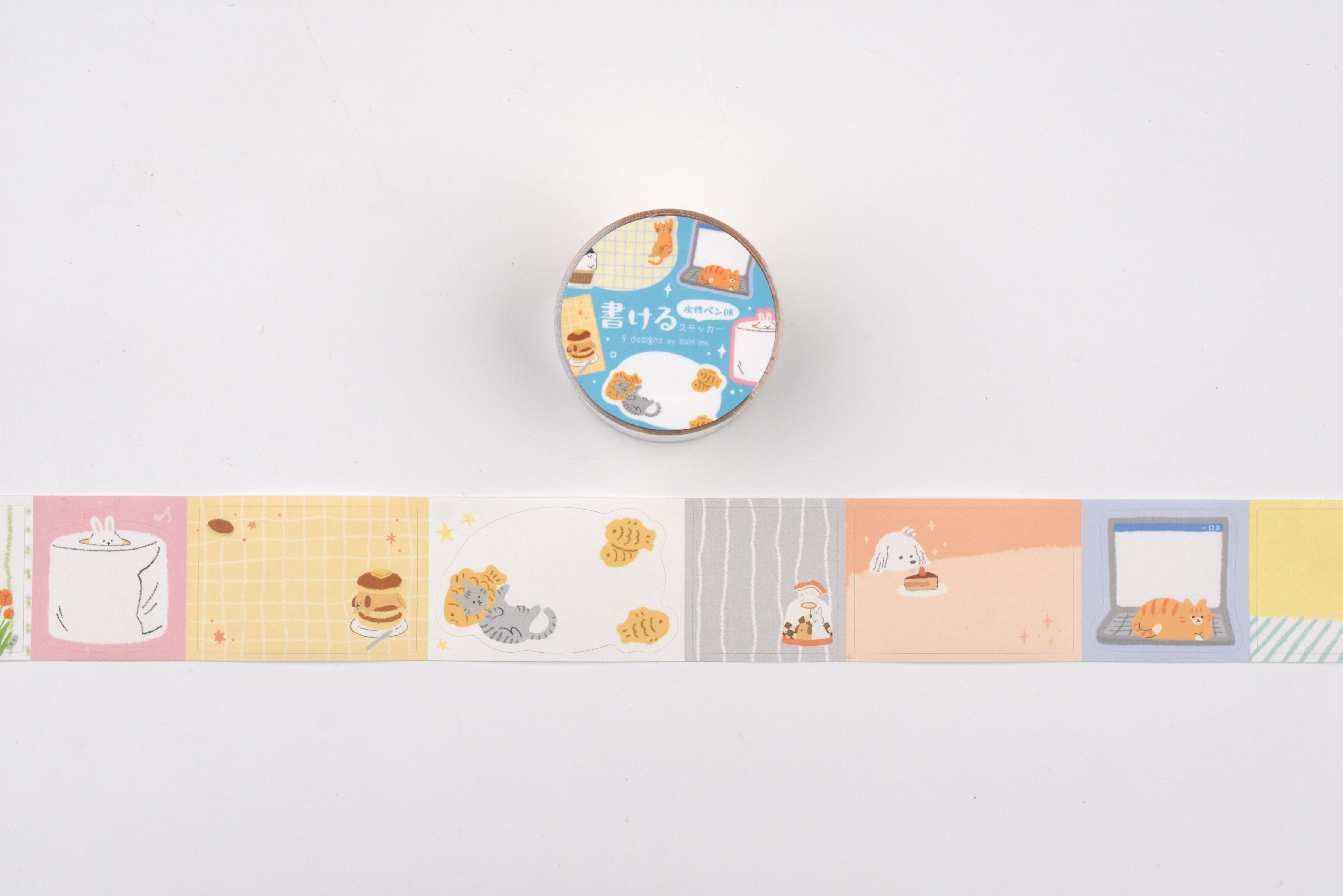 BGM Roll Sticker - Writable - Warm Weather