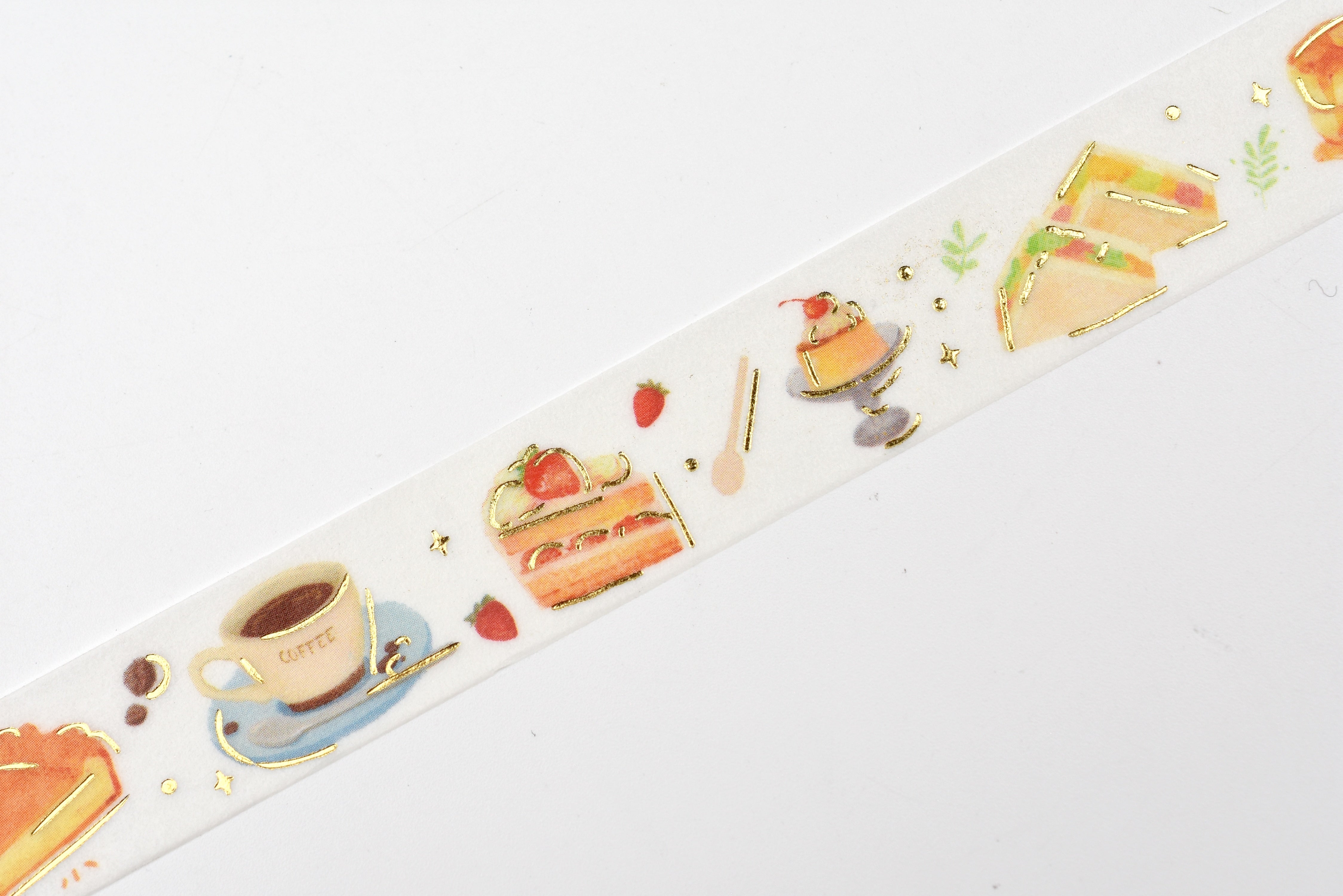 BGM Washi Tape - Foil Stamping - IPPAI - Full of Retro Cafés