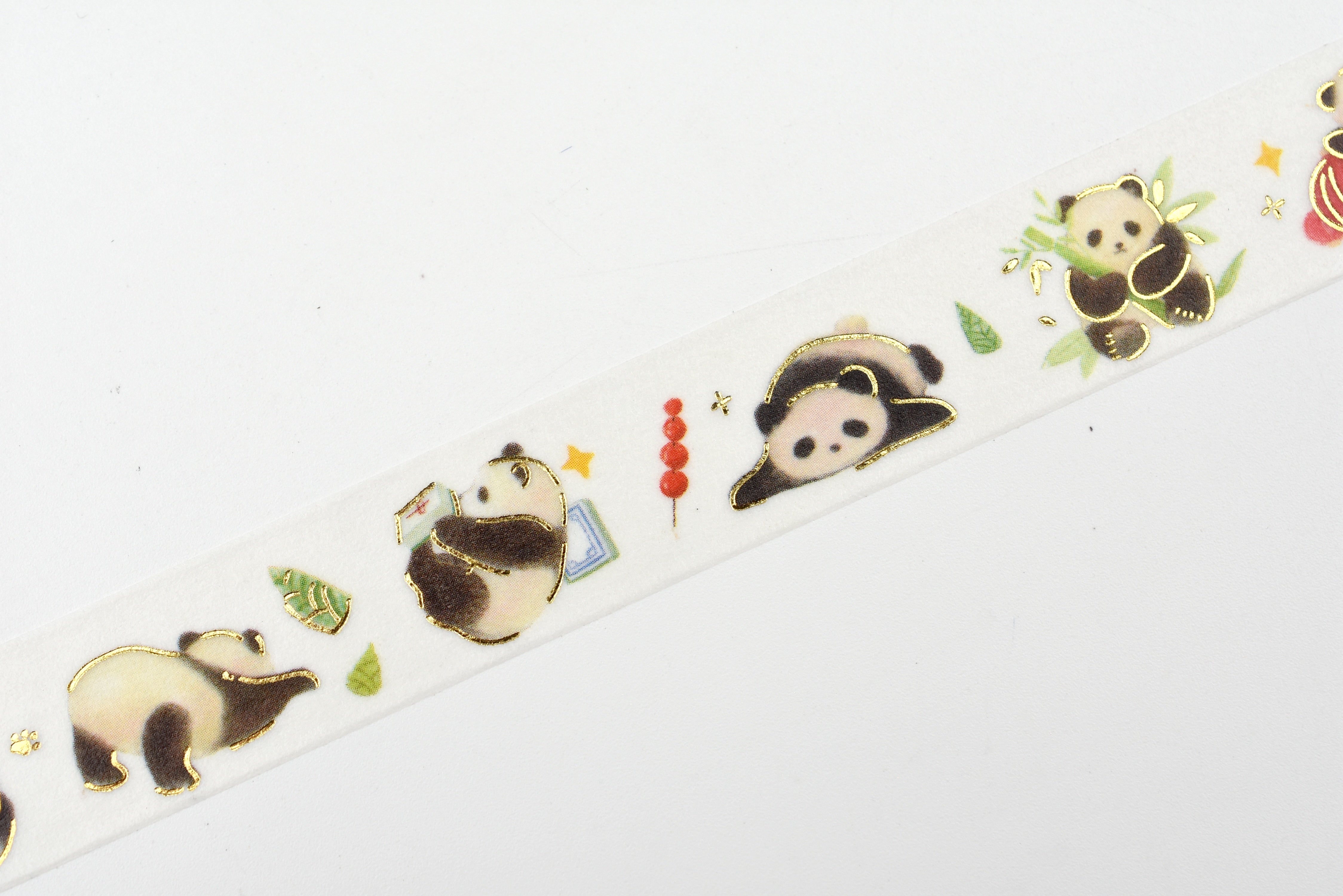 BGM Washi Tape - Foil Stamping - IPPAI - Full of Pandas