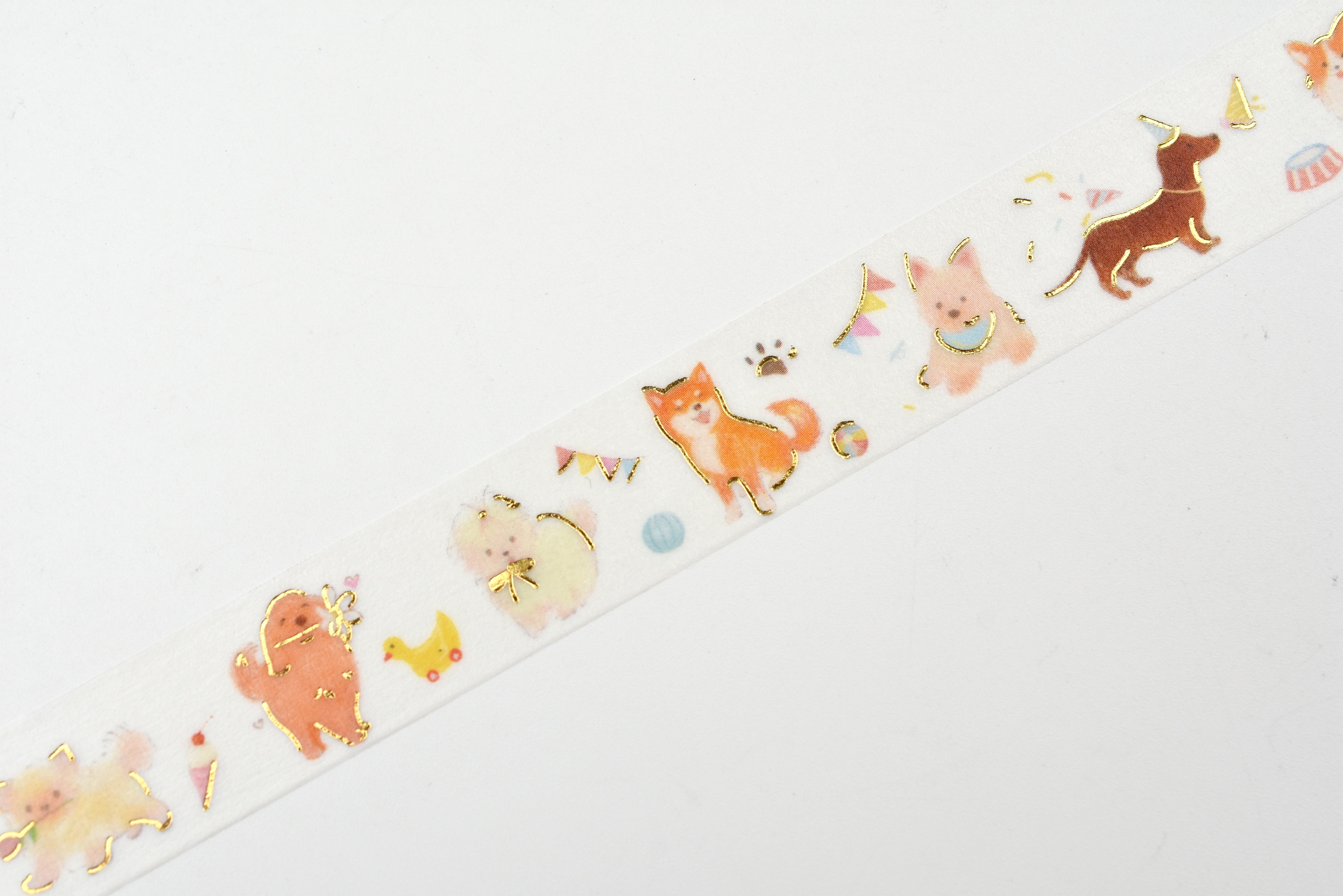 BGM Washi Tape - Foil Stamping - IPPAI - Full of Dogs