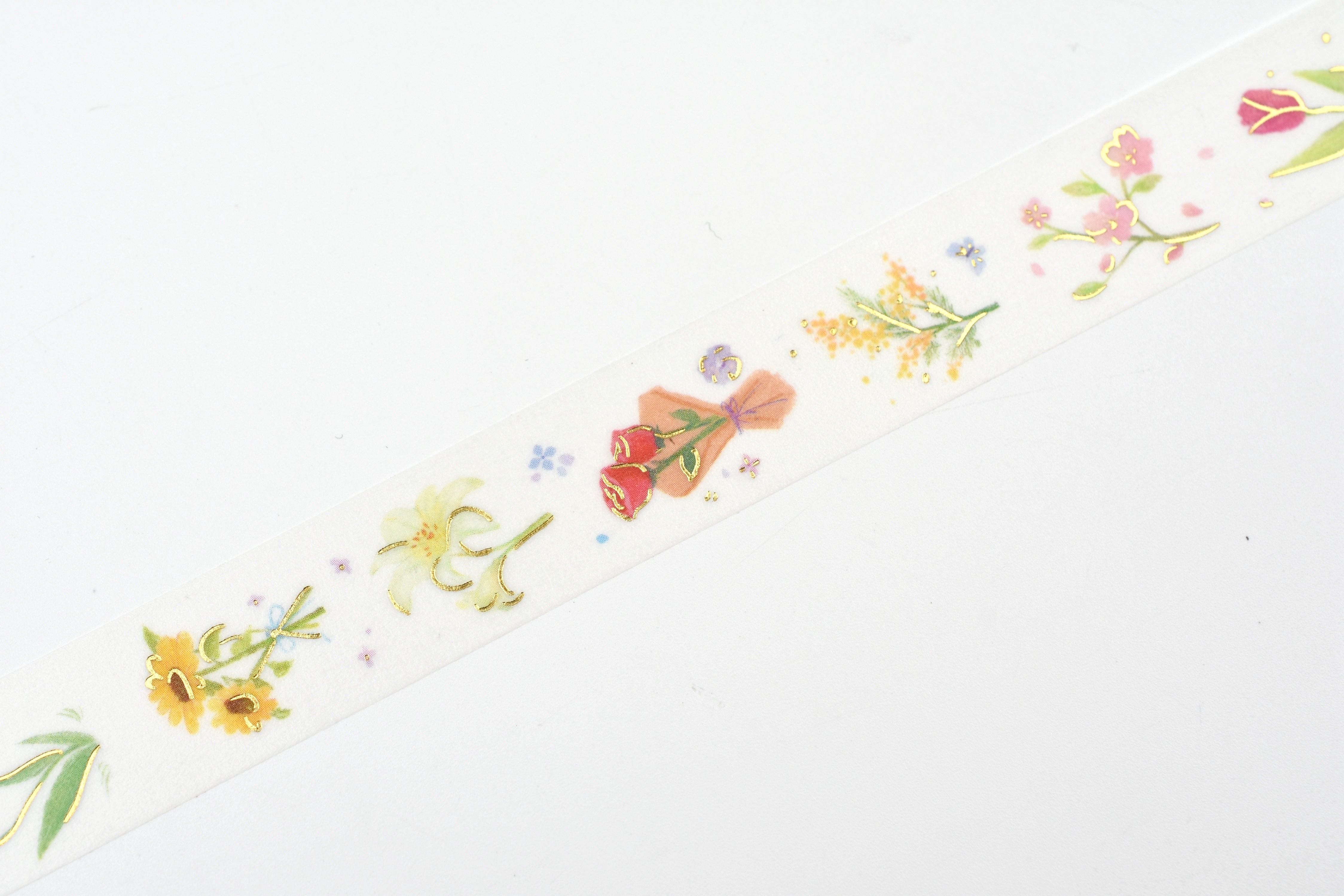 BGM Washi Tape - Foil Stamping - IPPAI - Full of Bouquets